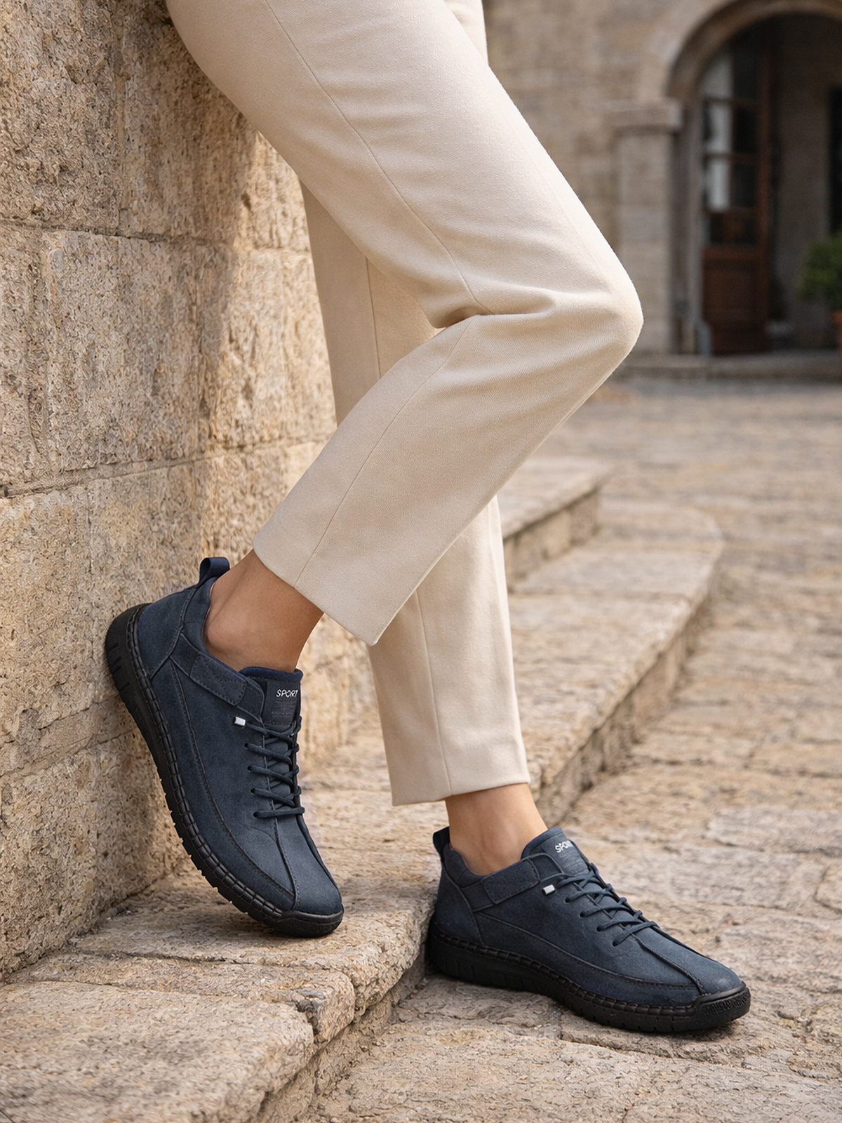 Komfortschuhe flexible Laufsohle