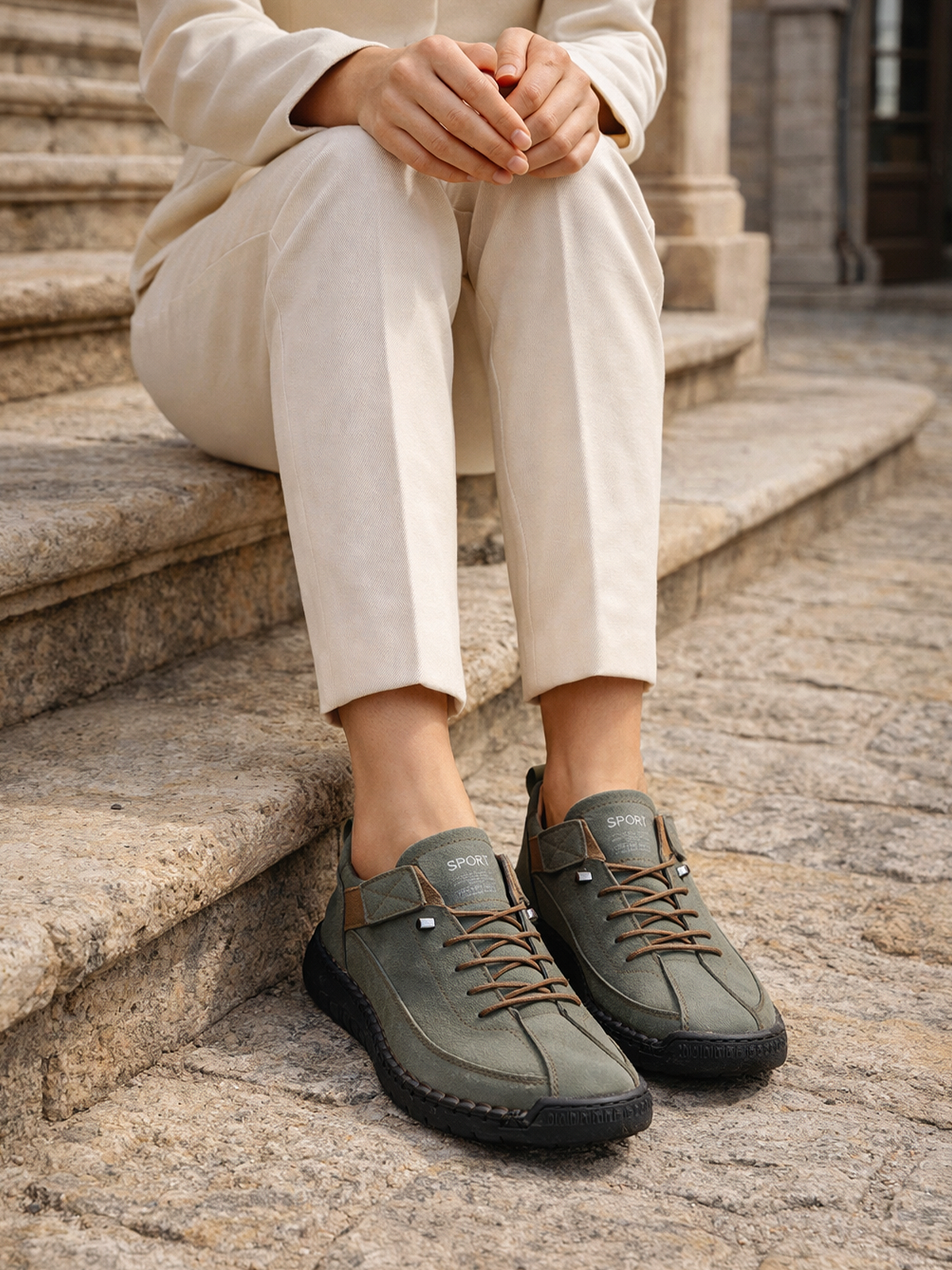 Komfortschuhe flexible Laufsohle