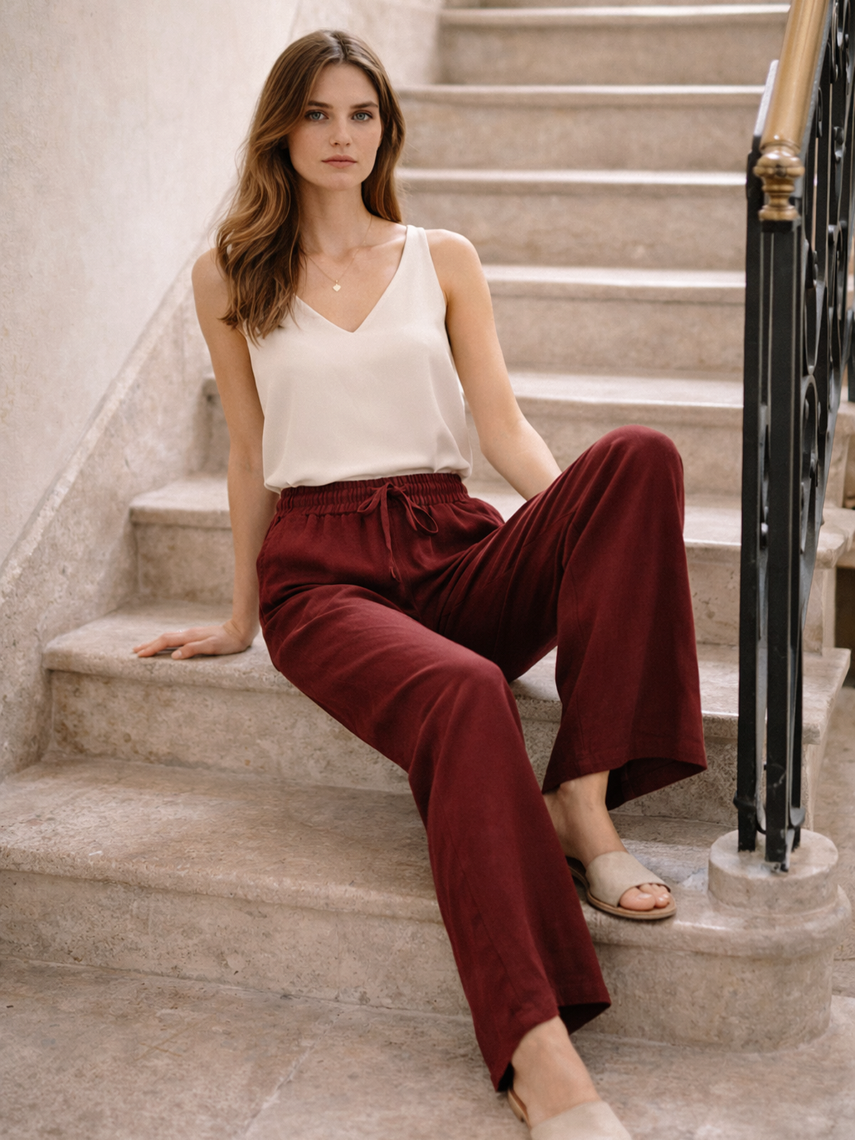 Bequeme Freizeit Hose schlicht