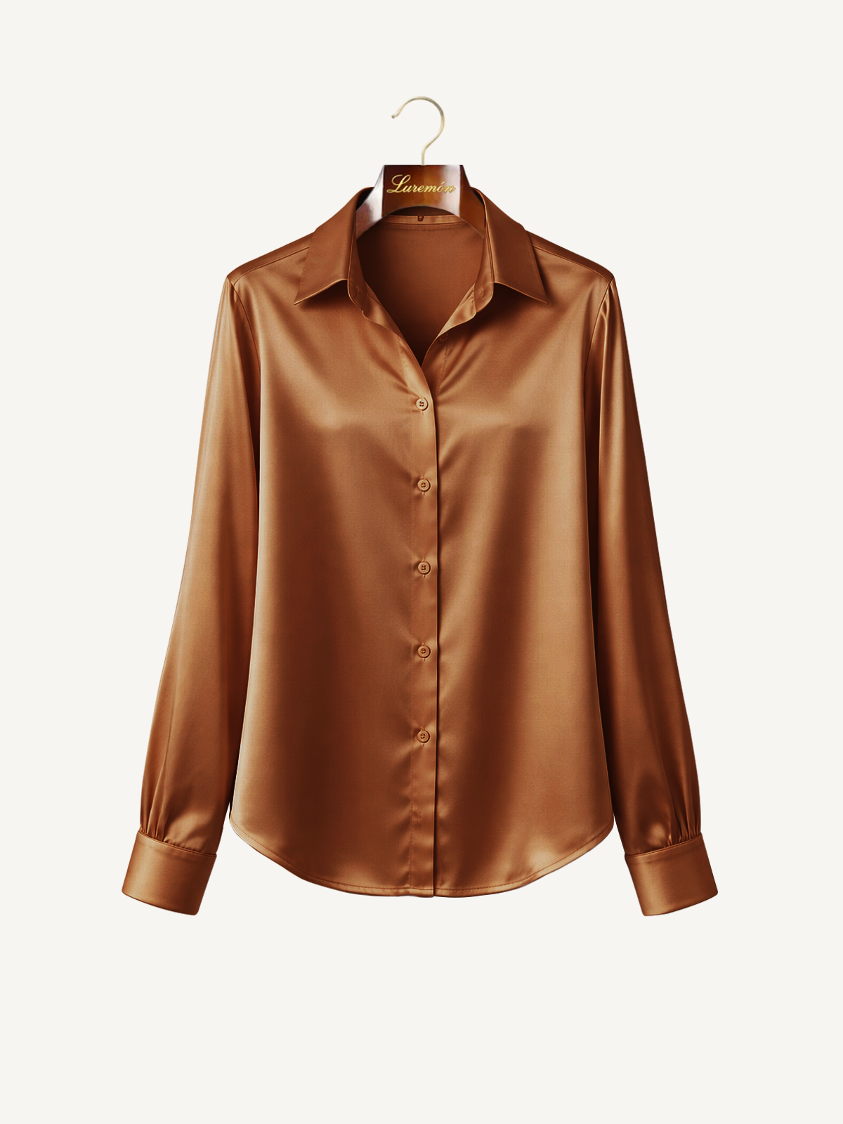 Satin Bluse im zeitlosen Chic Look