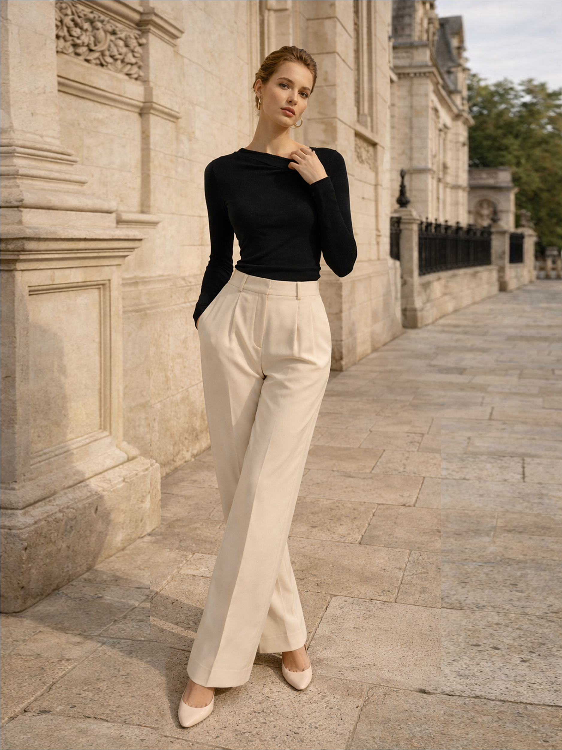 Long Sleeve Asymmetrical Shirt