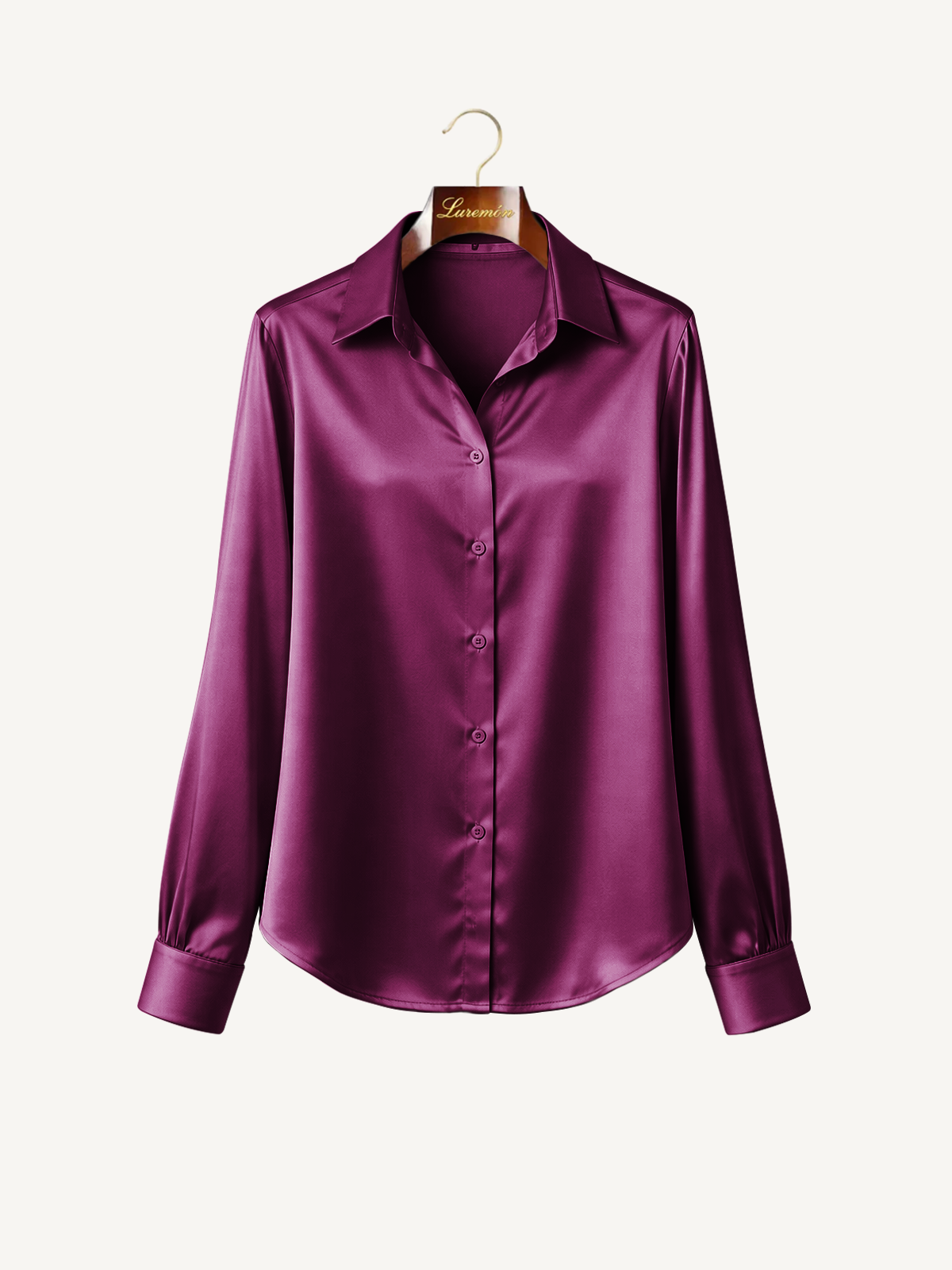 Satin Bluse im zeitlosen Chic Look