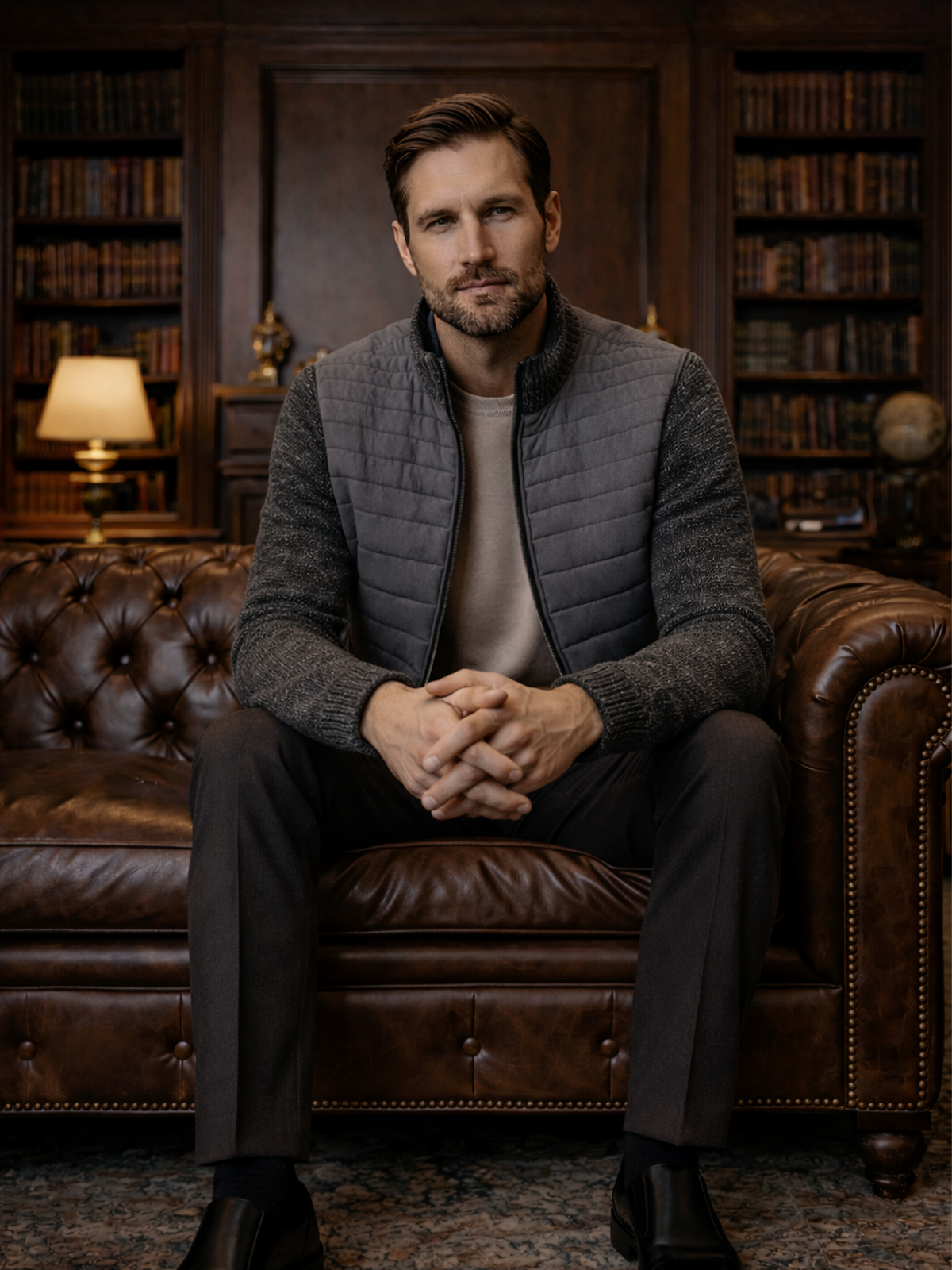 Moderne Hybrid Jacke