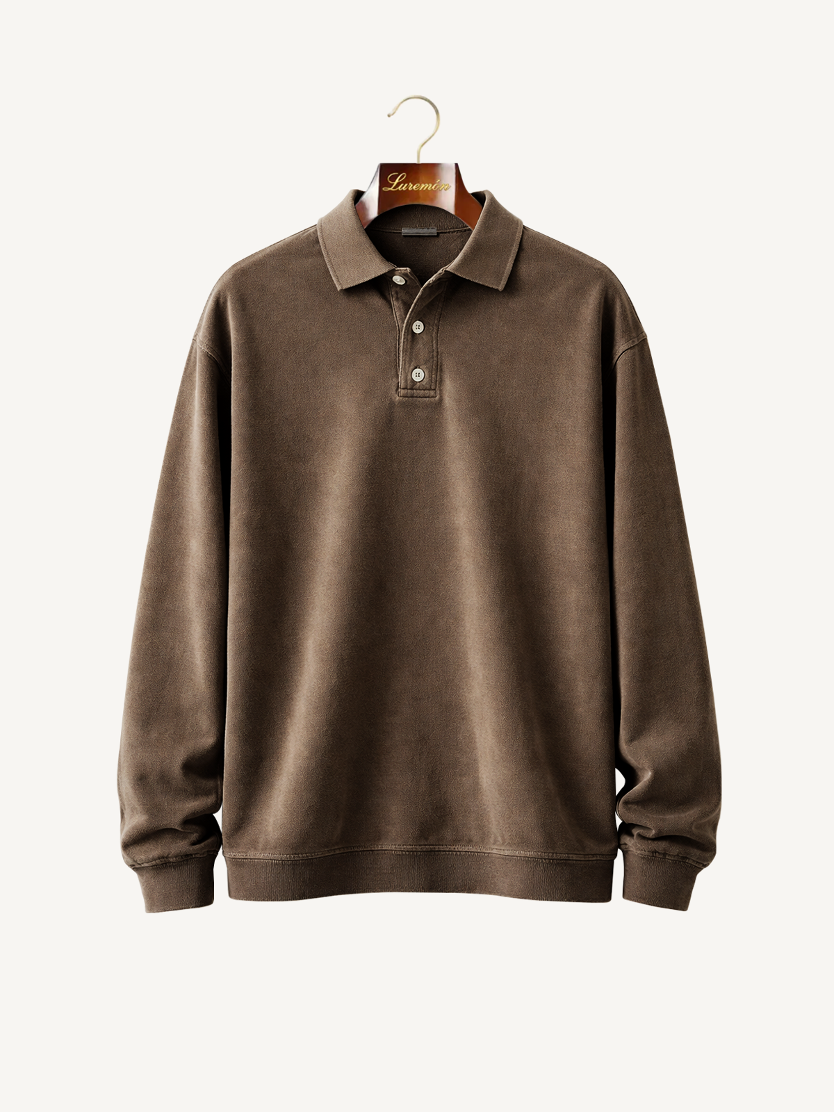 Long Sleeve Polo Shirt Casual Style