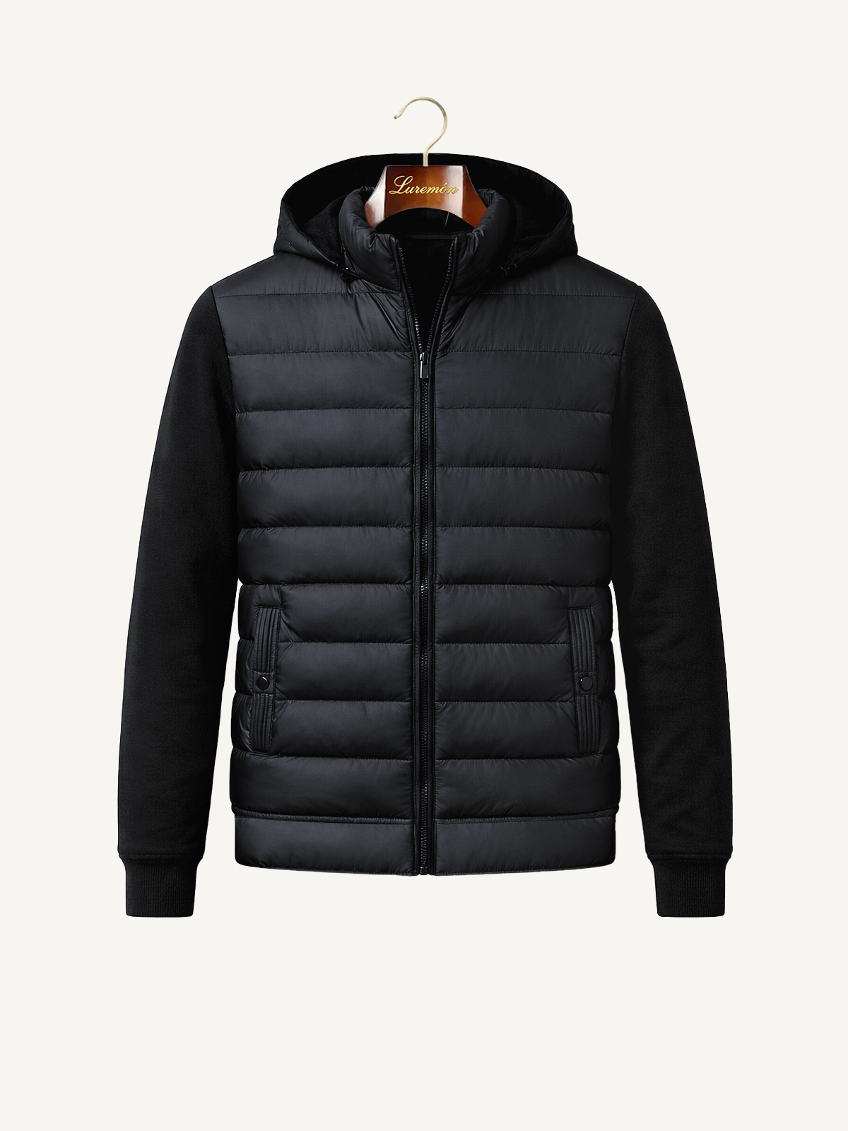 Klassische Hybridjacke