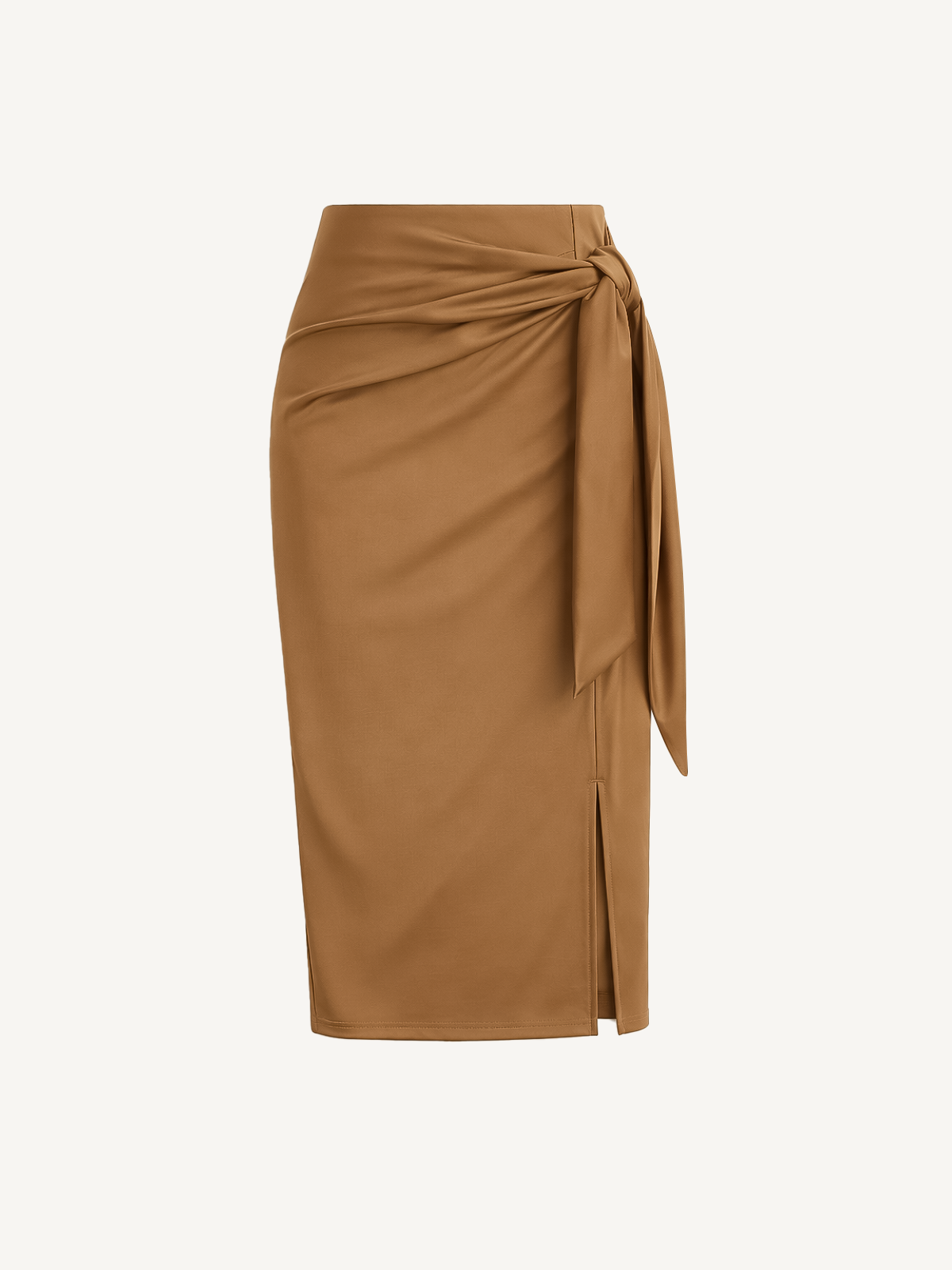 Knielanger High Waist Rock