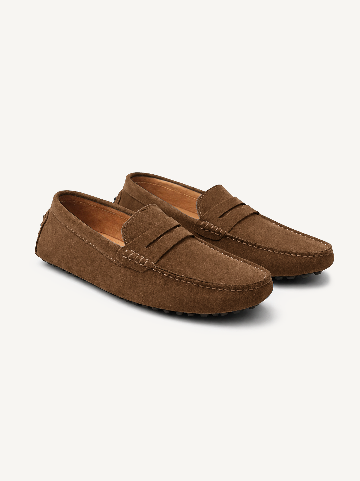 Suede Driver Loafers