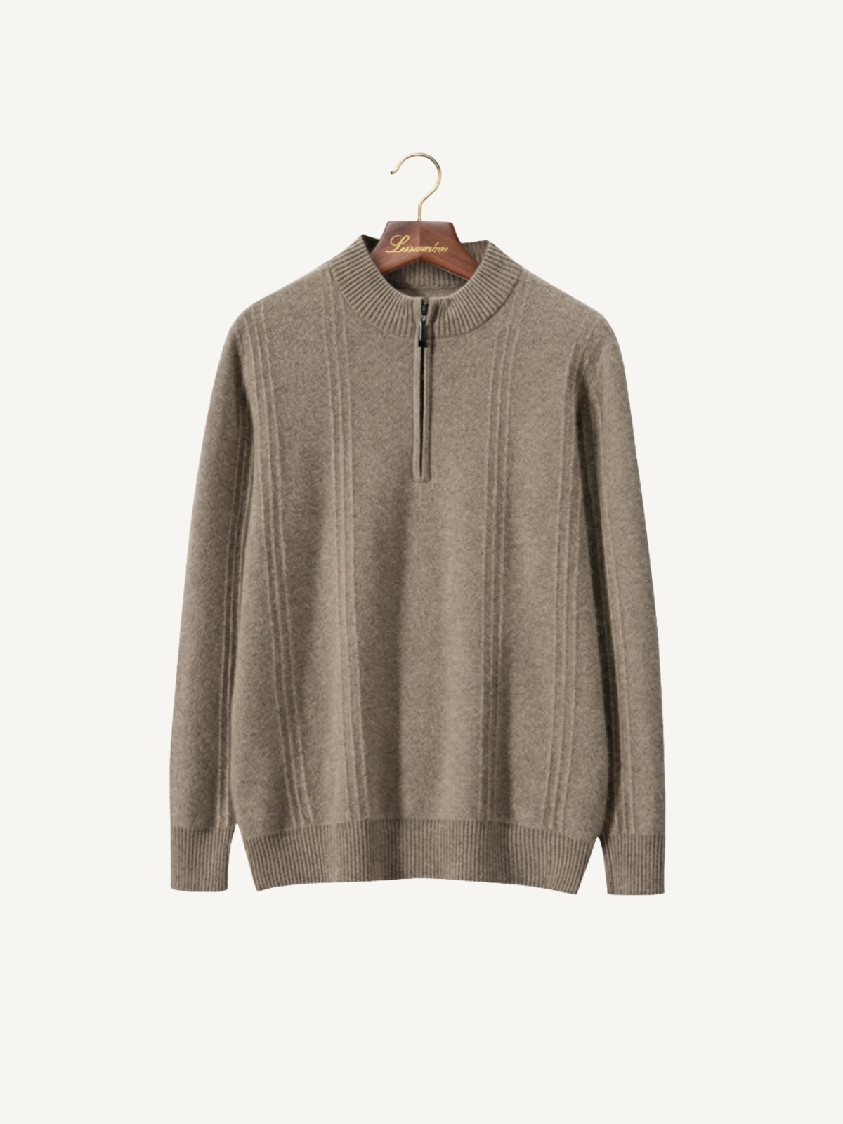 Estate Kaschmir Zip-Pullover
