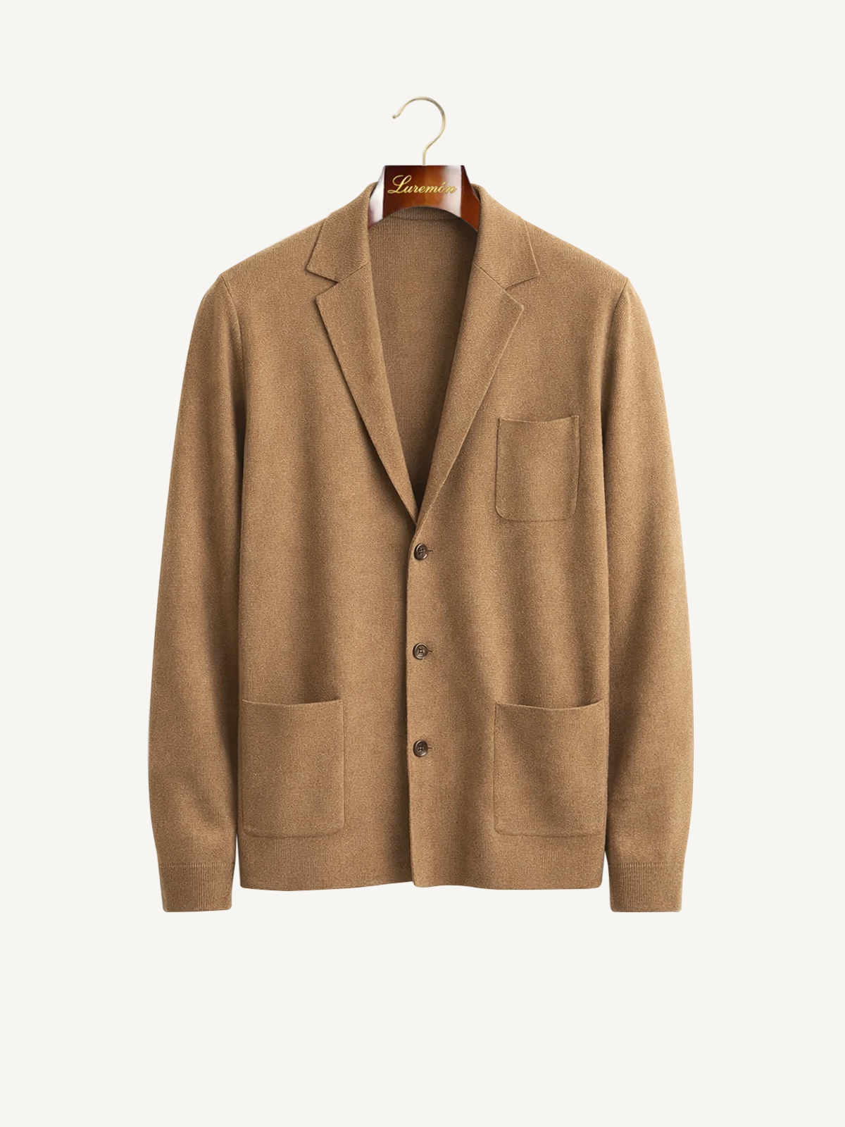 Cardigan with Lapel Collar