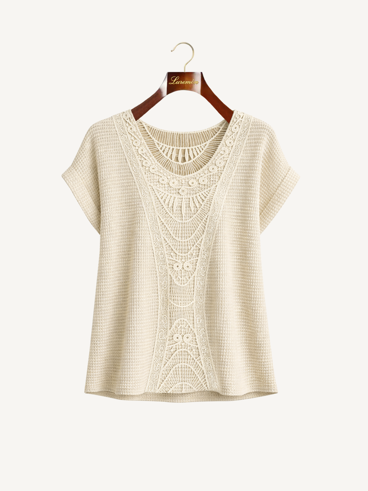 Wunderschön detailliertes Strickoberteil