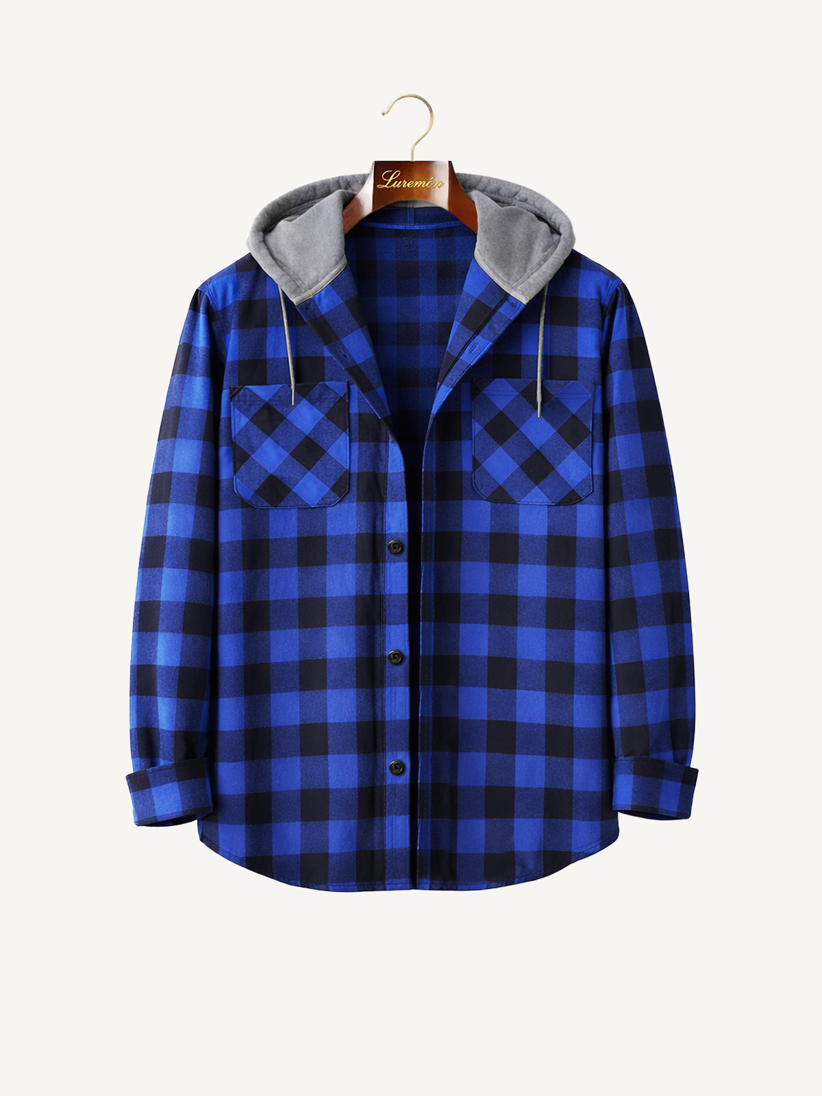 Kapuzen Strickjacken Karo