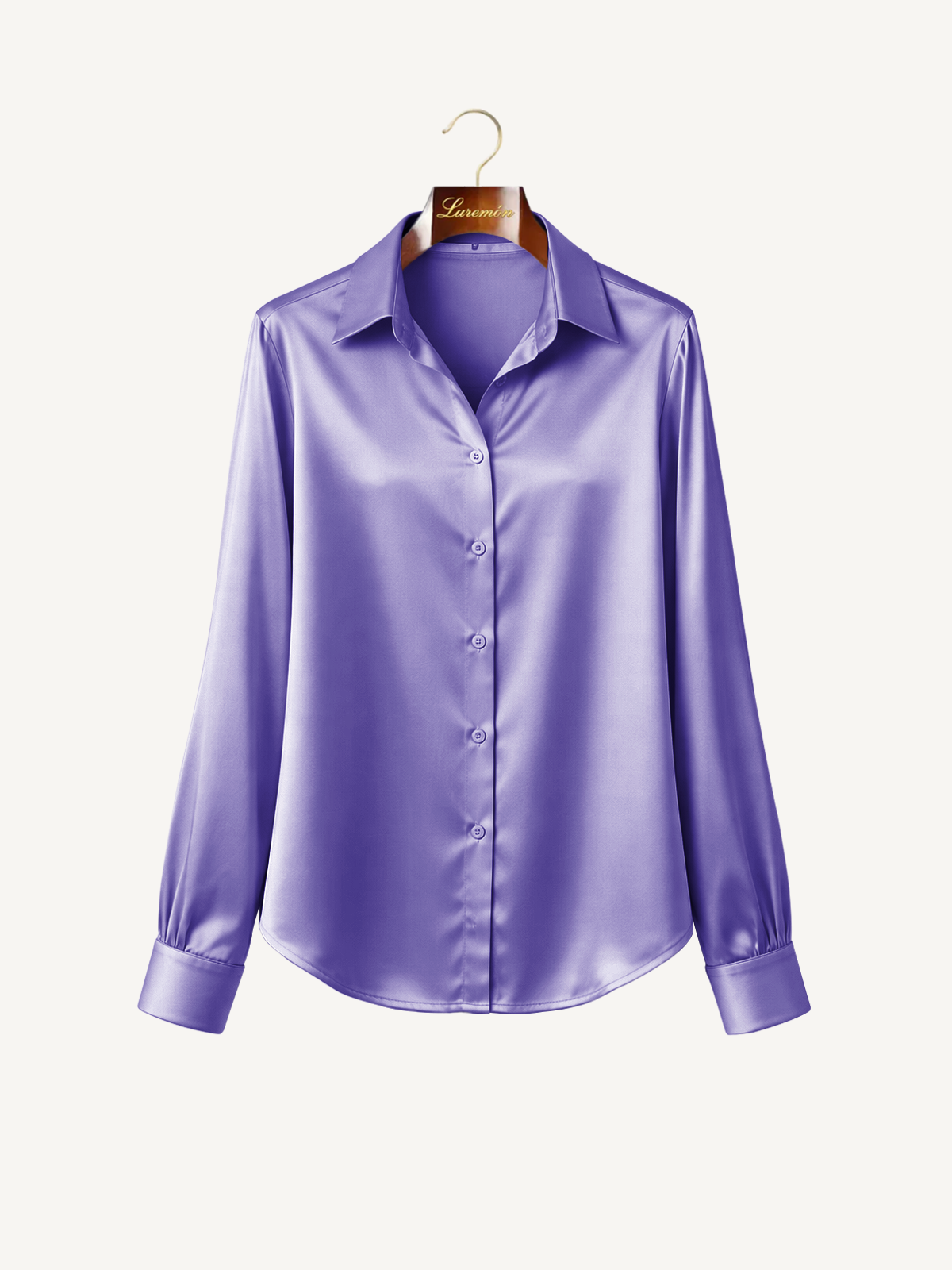 Satin Bluse im zeitlosen Chic Look