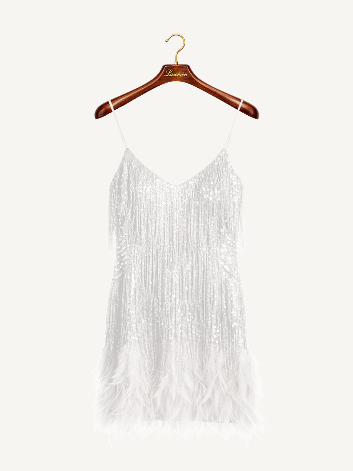 Cocktailkleid Pailletten Fransen