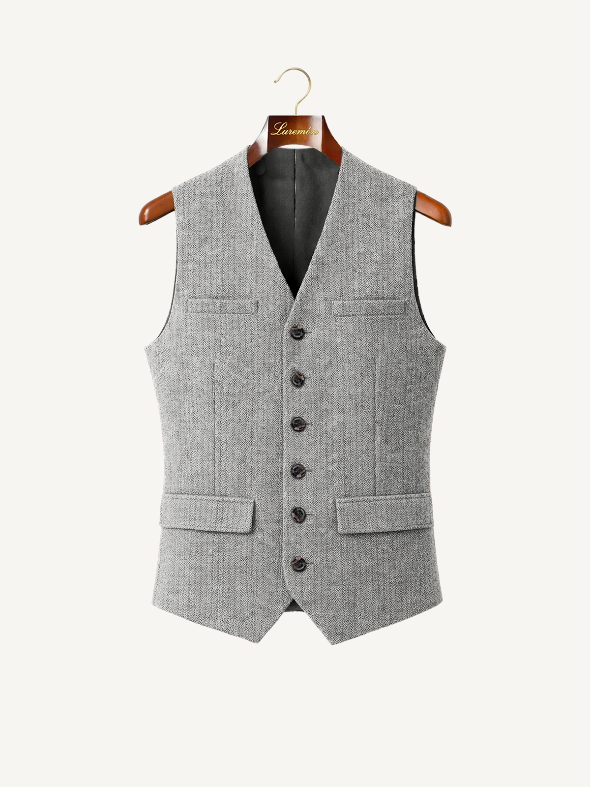 Strukturierte Anzugweste