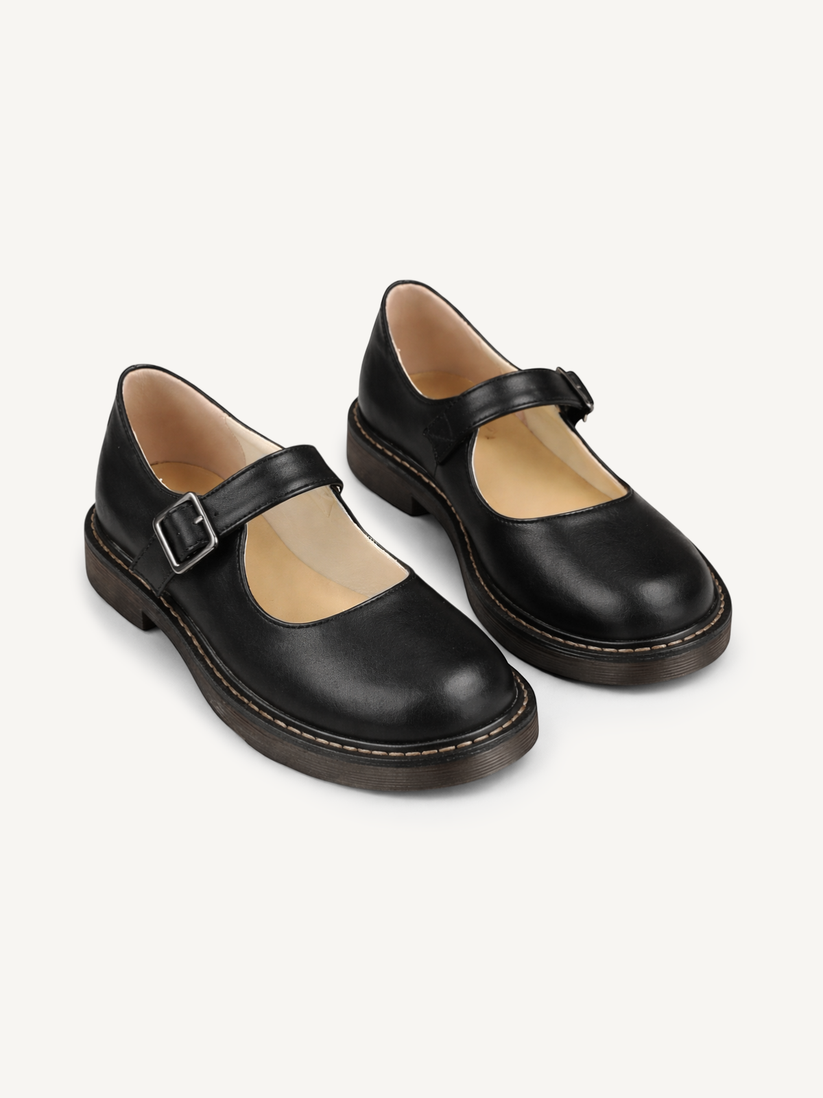 Klassische Schuhe Schnallenriemen