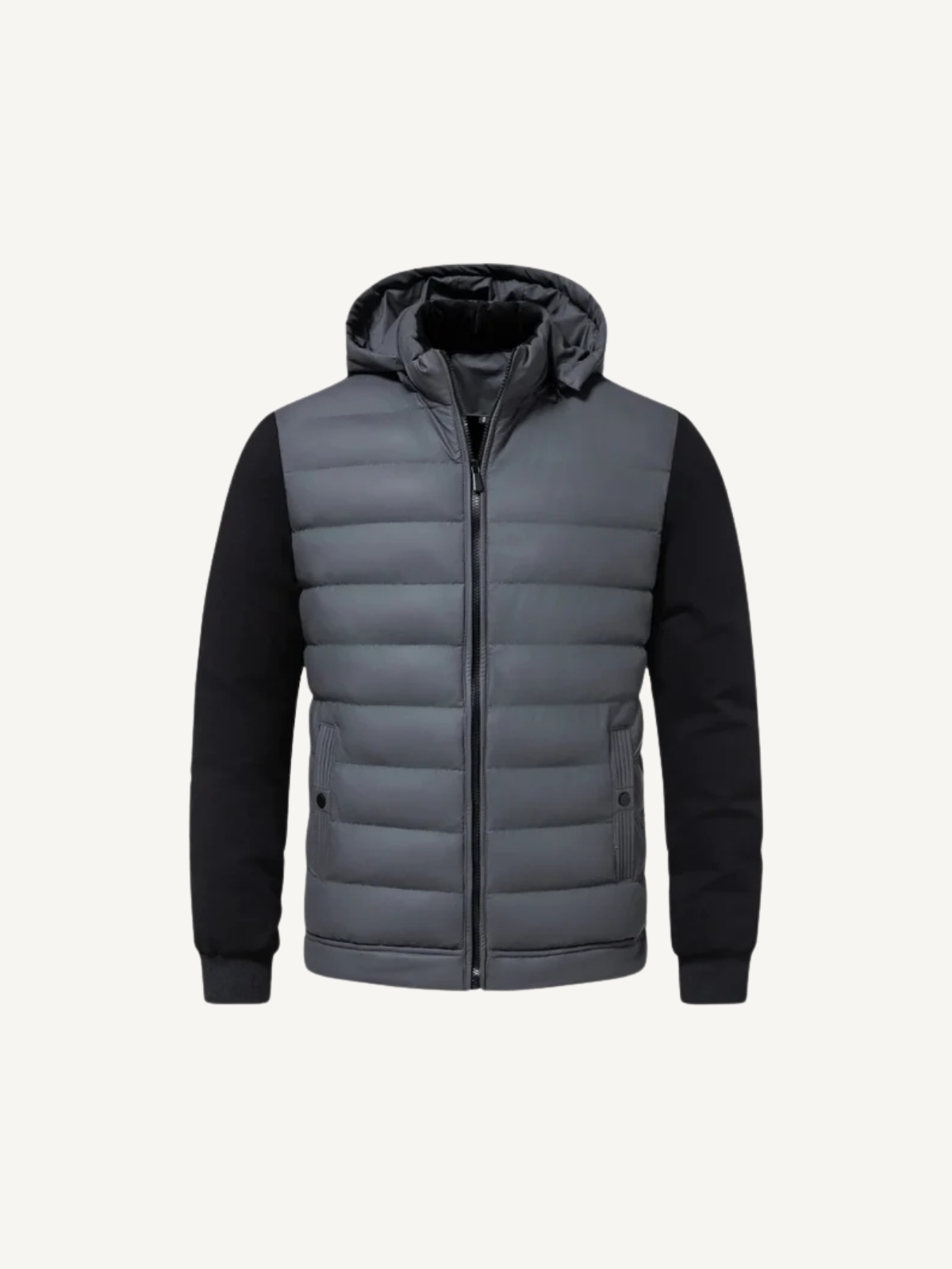 Klassische Hybridjacke