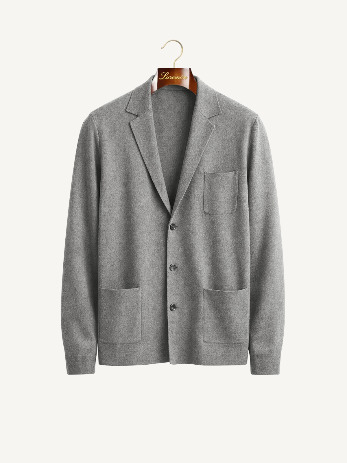 Cardigan with Lapel Collar