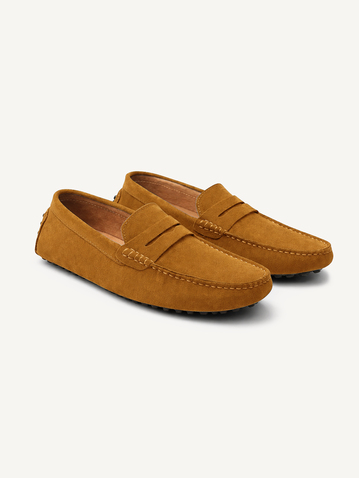 Suede Driver Loafers