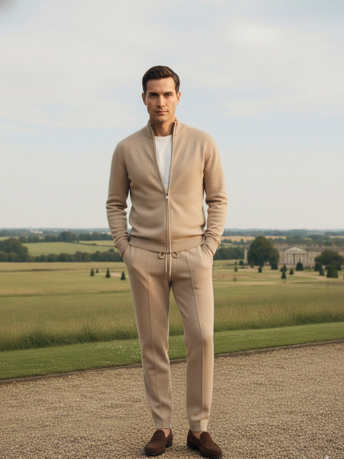 Merino Klassisches Lounge Set