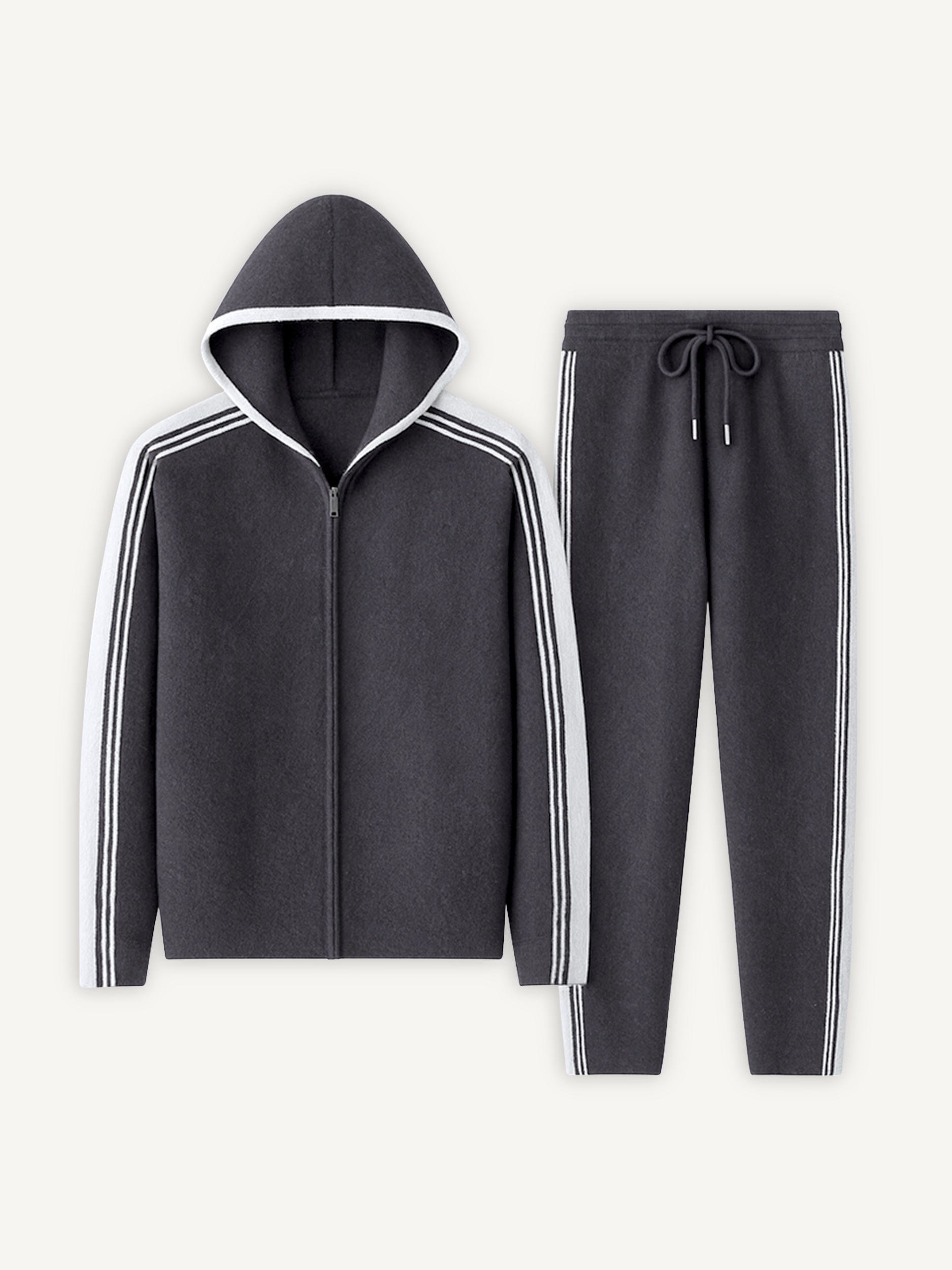 Modern Leisure Set with Jacket and Pants