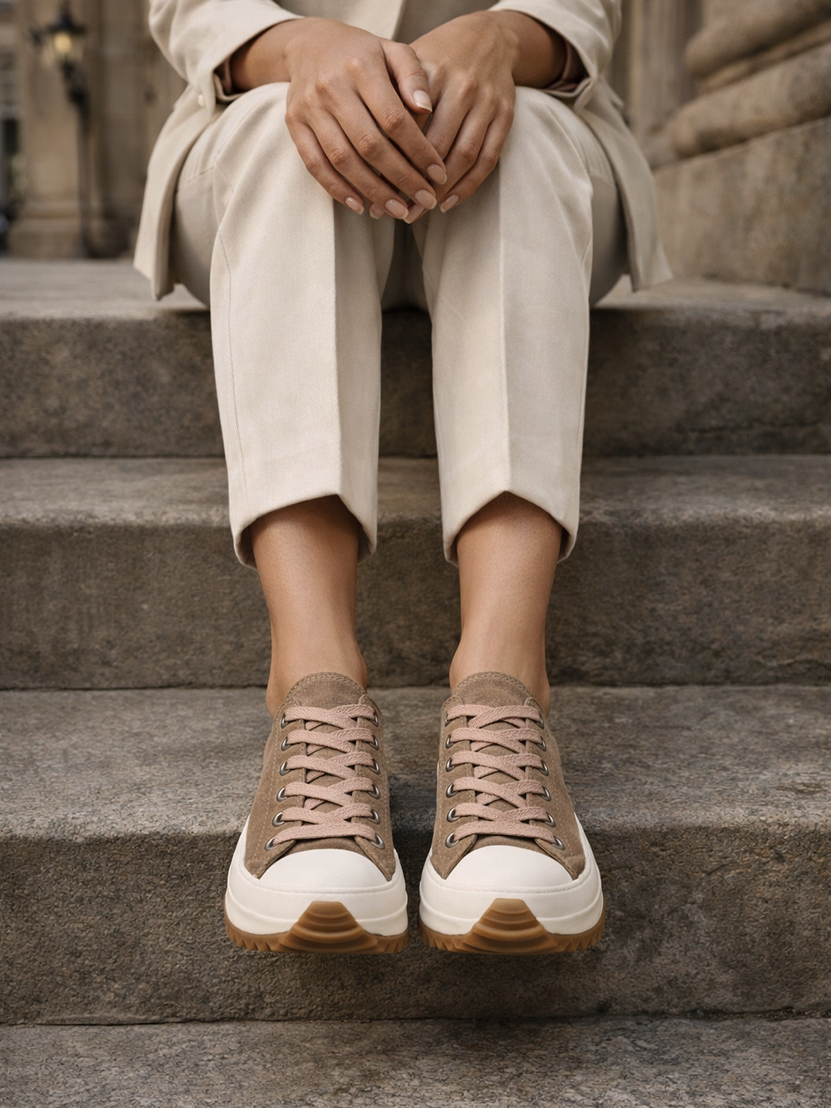 Sneaker with Chunky Sole