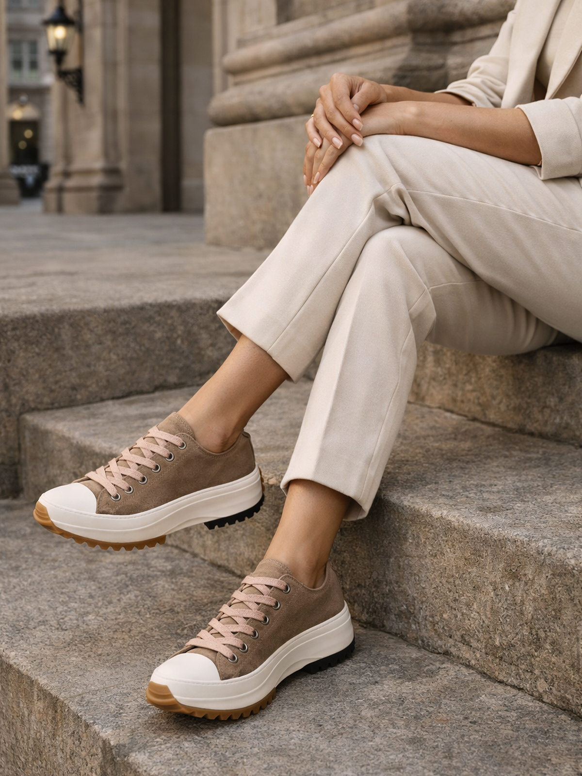 Sneaker with Chunky Sole