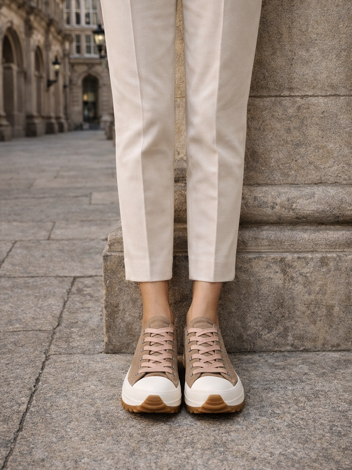 Sneaker with Chunky Sole