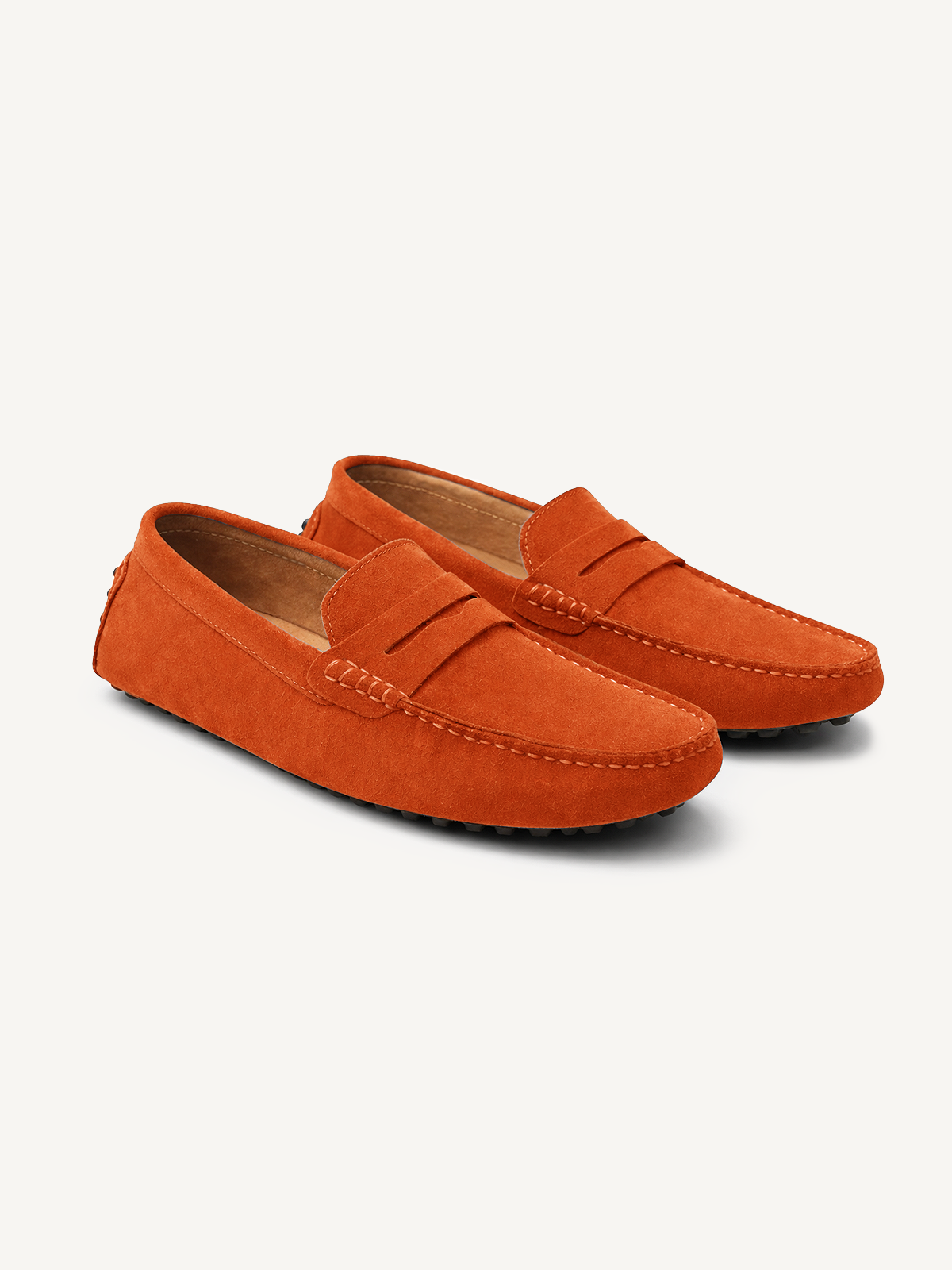 Suede Driver Loafers