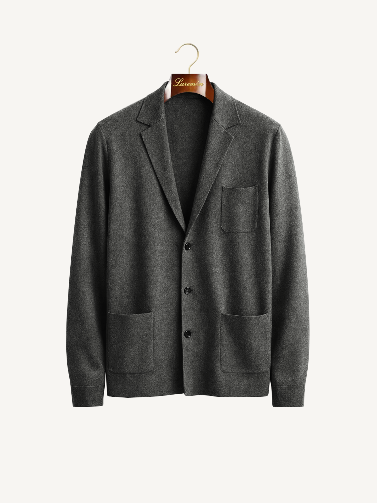 Cardigan with Lapel Collar