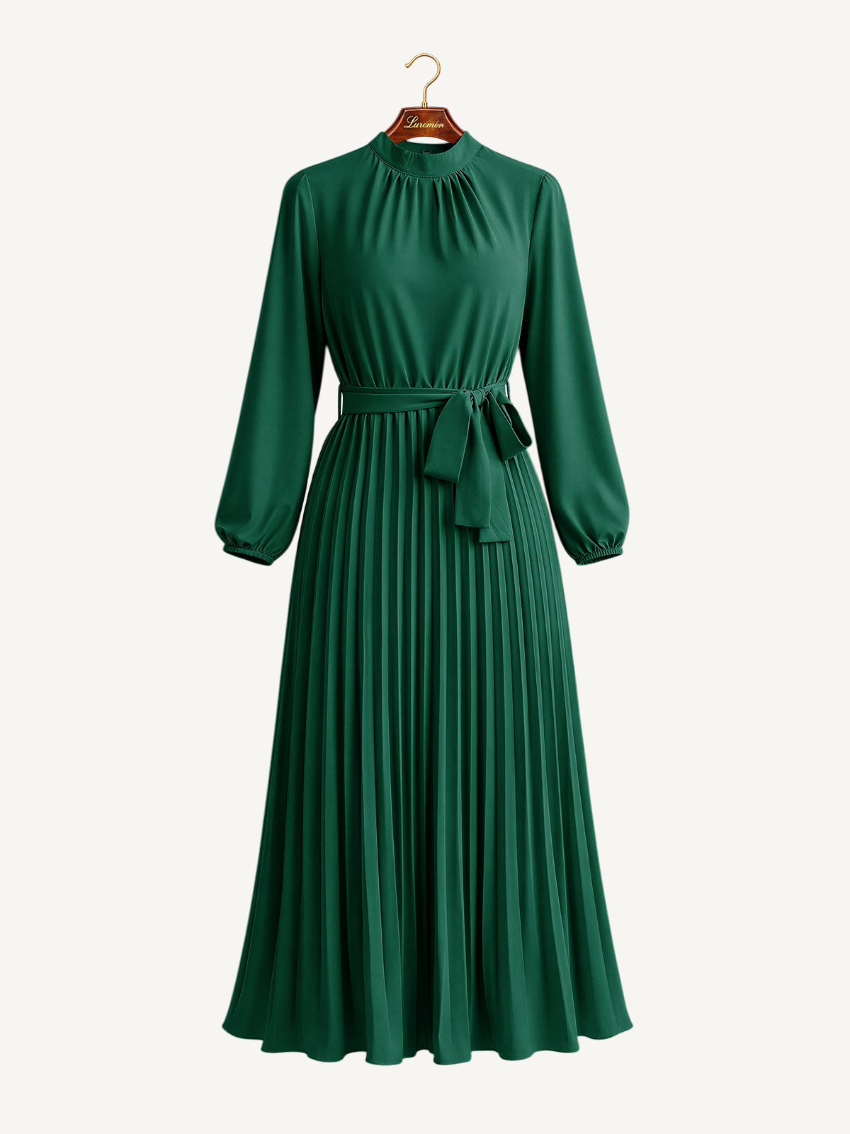 Plissee Kleid fließender Rock