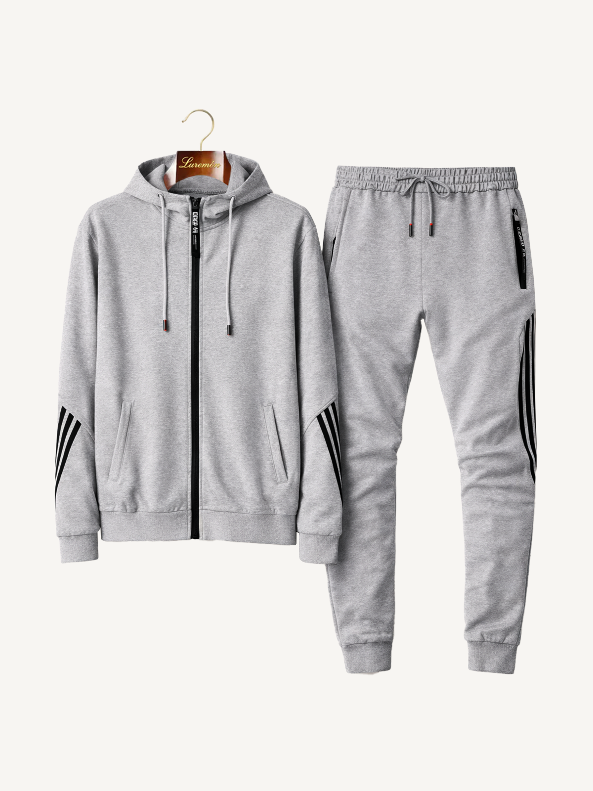 Two-Piece Training Suit with Hood