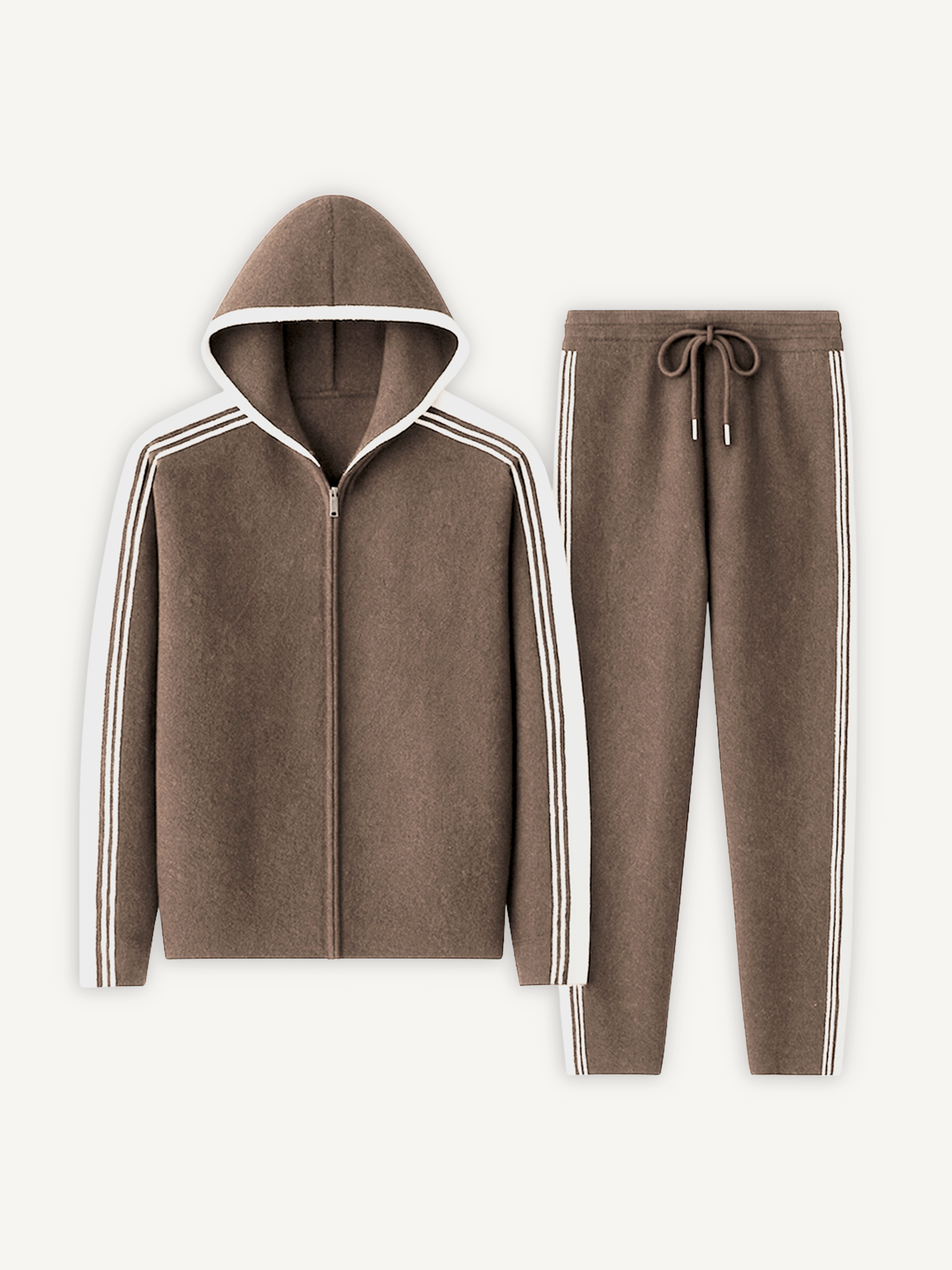 Modern Leisure Set with Jacket and Pants