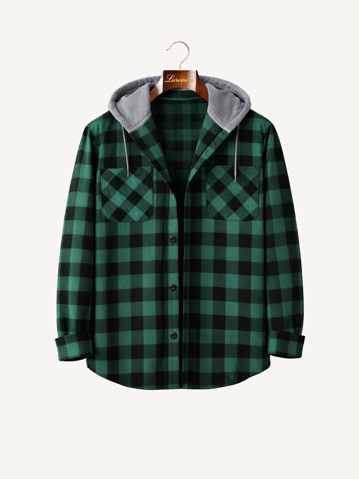 Kapuzen Strickjacken Karo