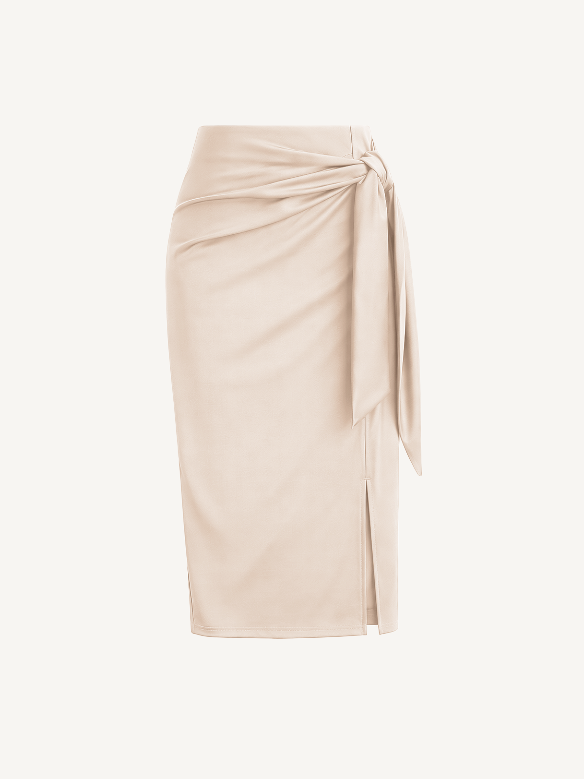 Knielanger High Waist Rock