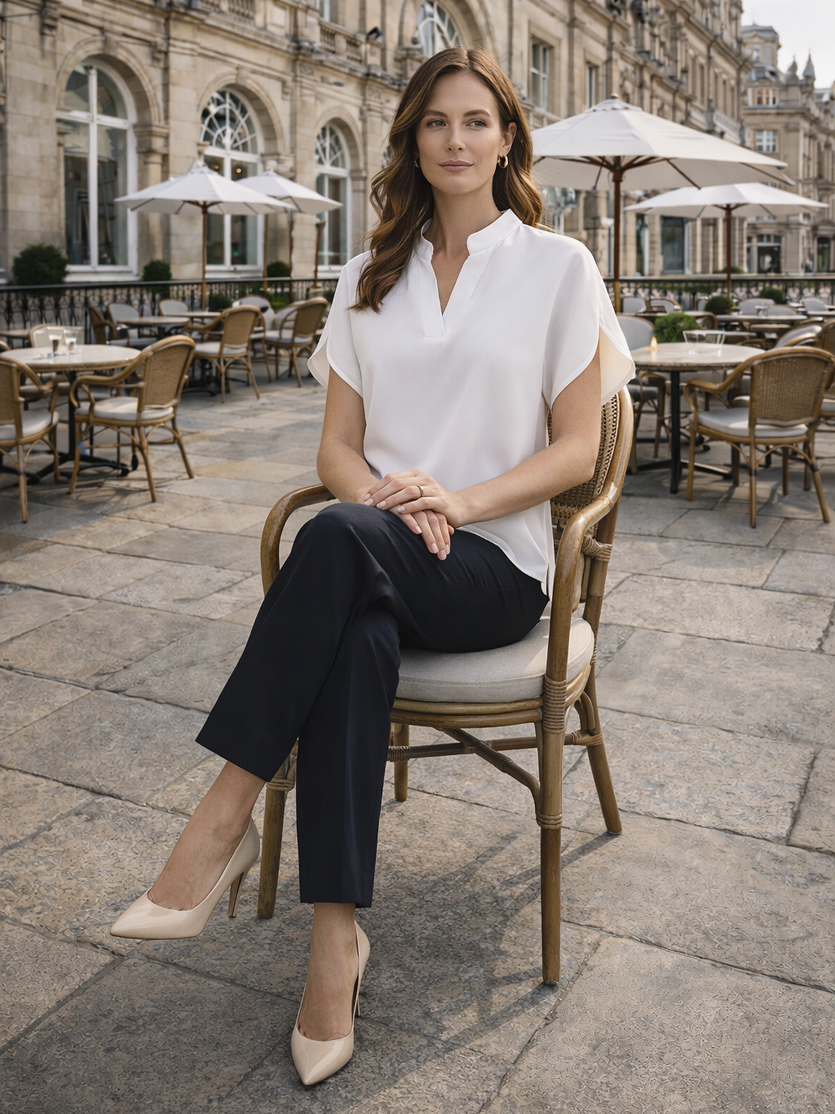 Zeitlose elegante Bluse