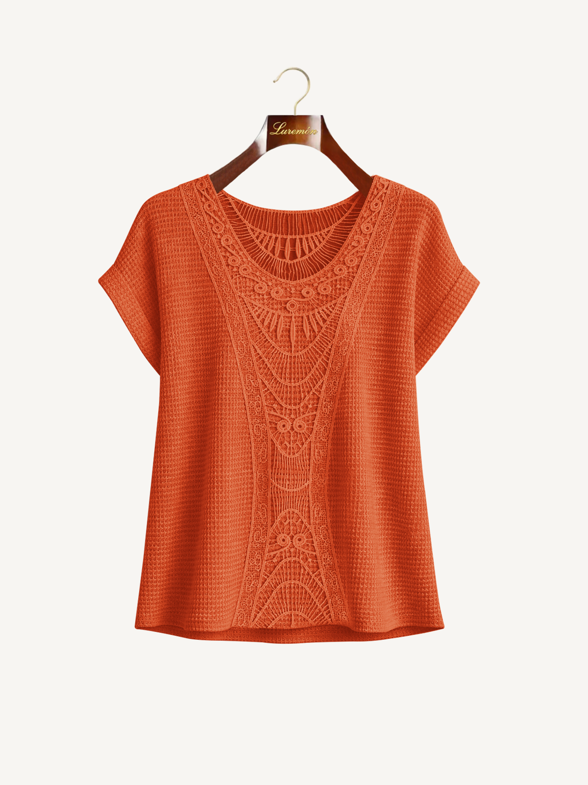 Wunderschön detailliertes Strickoberteil