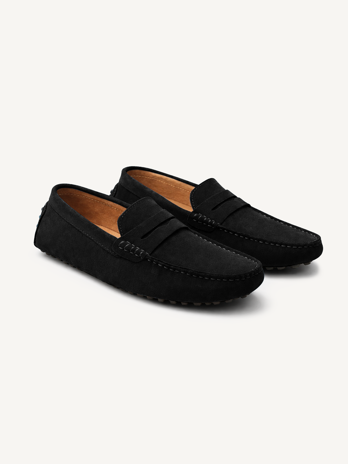 Suede Driver Loafers