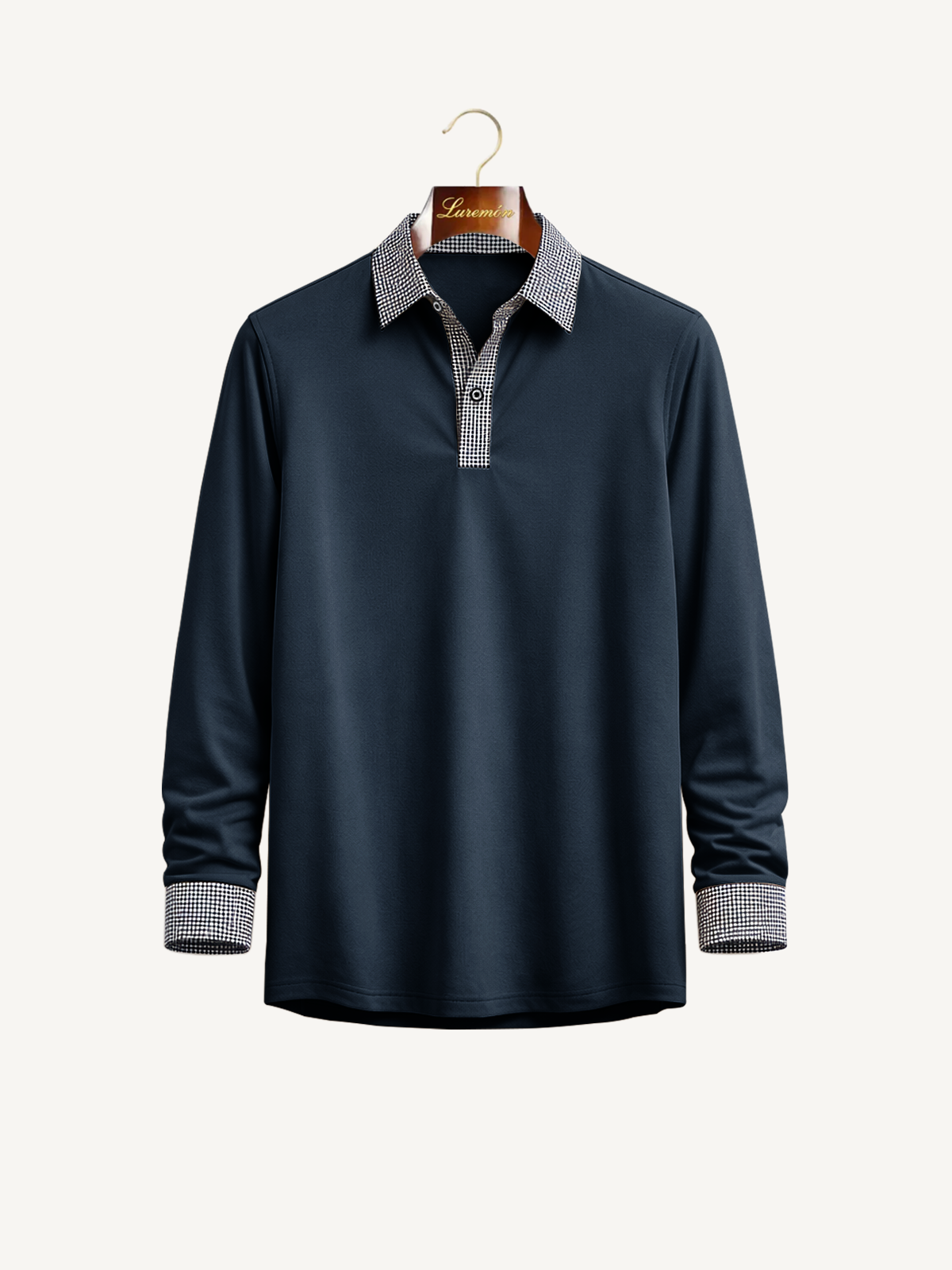 Langarm Polohemd für Herren