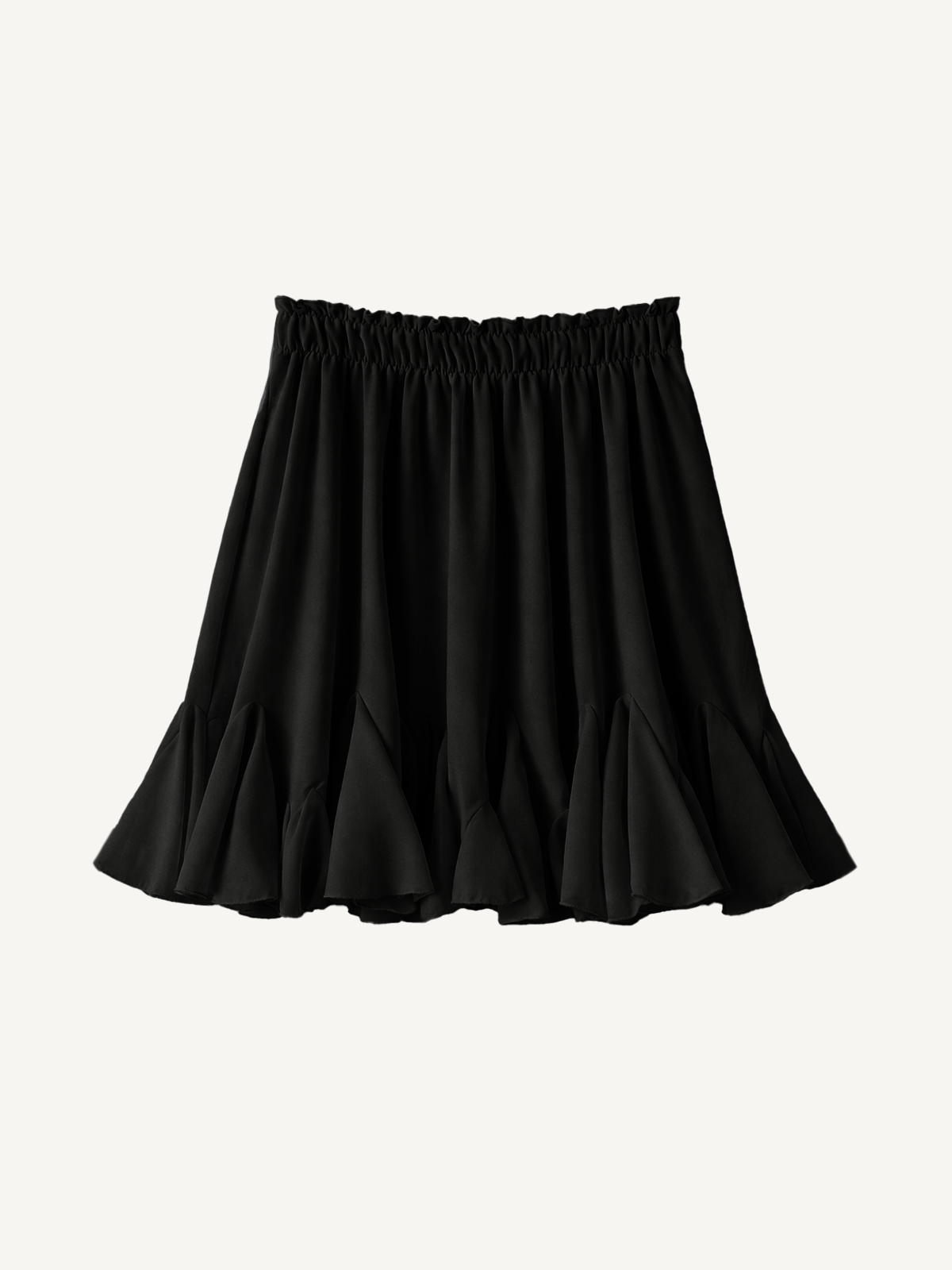 Weiter Röcke mit Volant Design