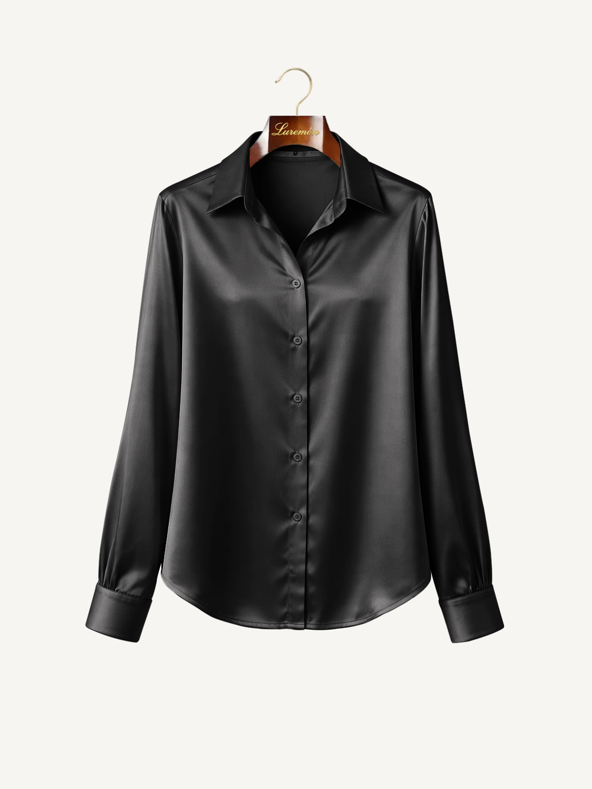 Satin Bluse im zeitlosen Chic Look