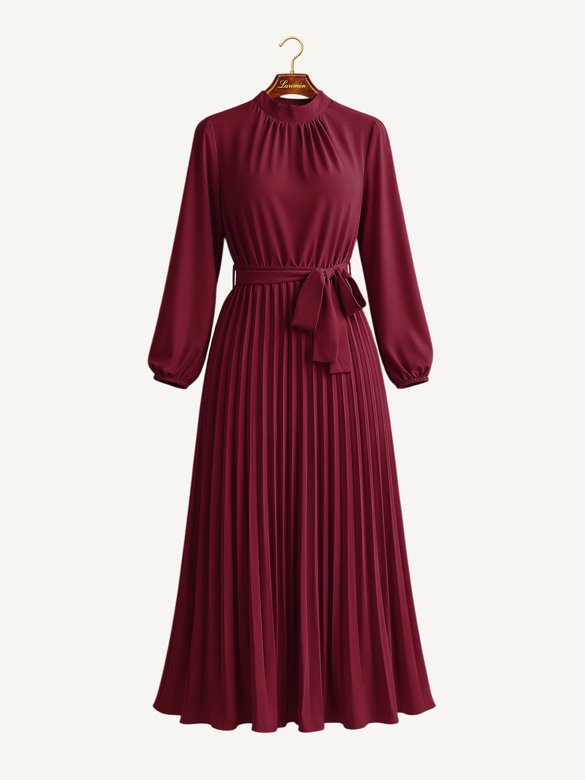 Plissee Kleid fließender Rock