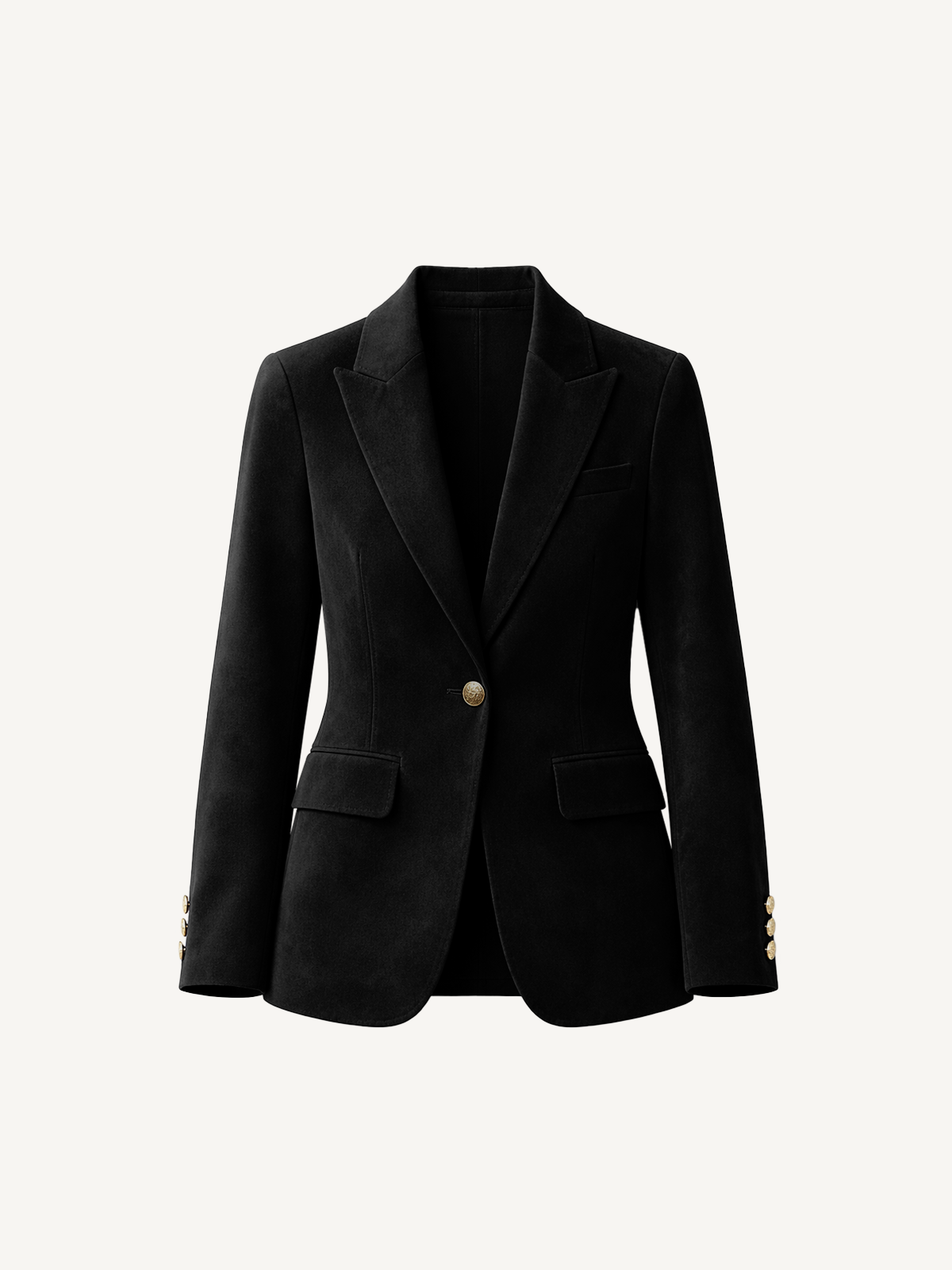 Blazer mit Goldenen Knöpfen
