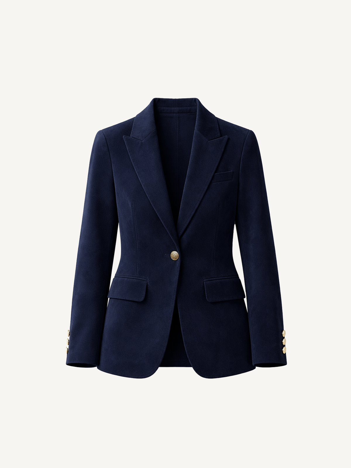 Blazer mit Goldenen Knöpfen