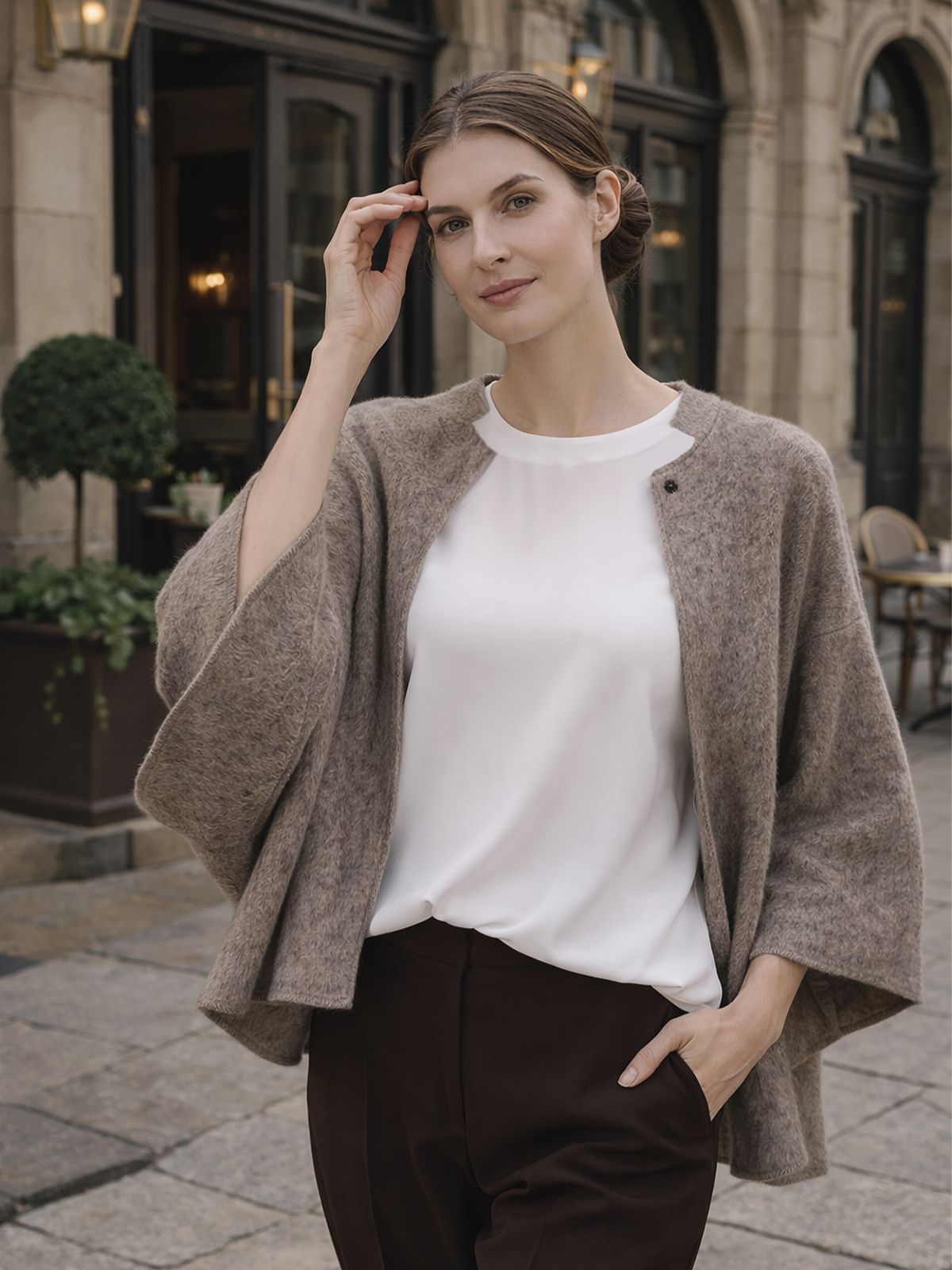 Neutral fallendes Oberteil