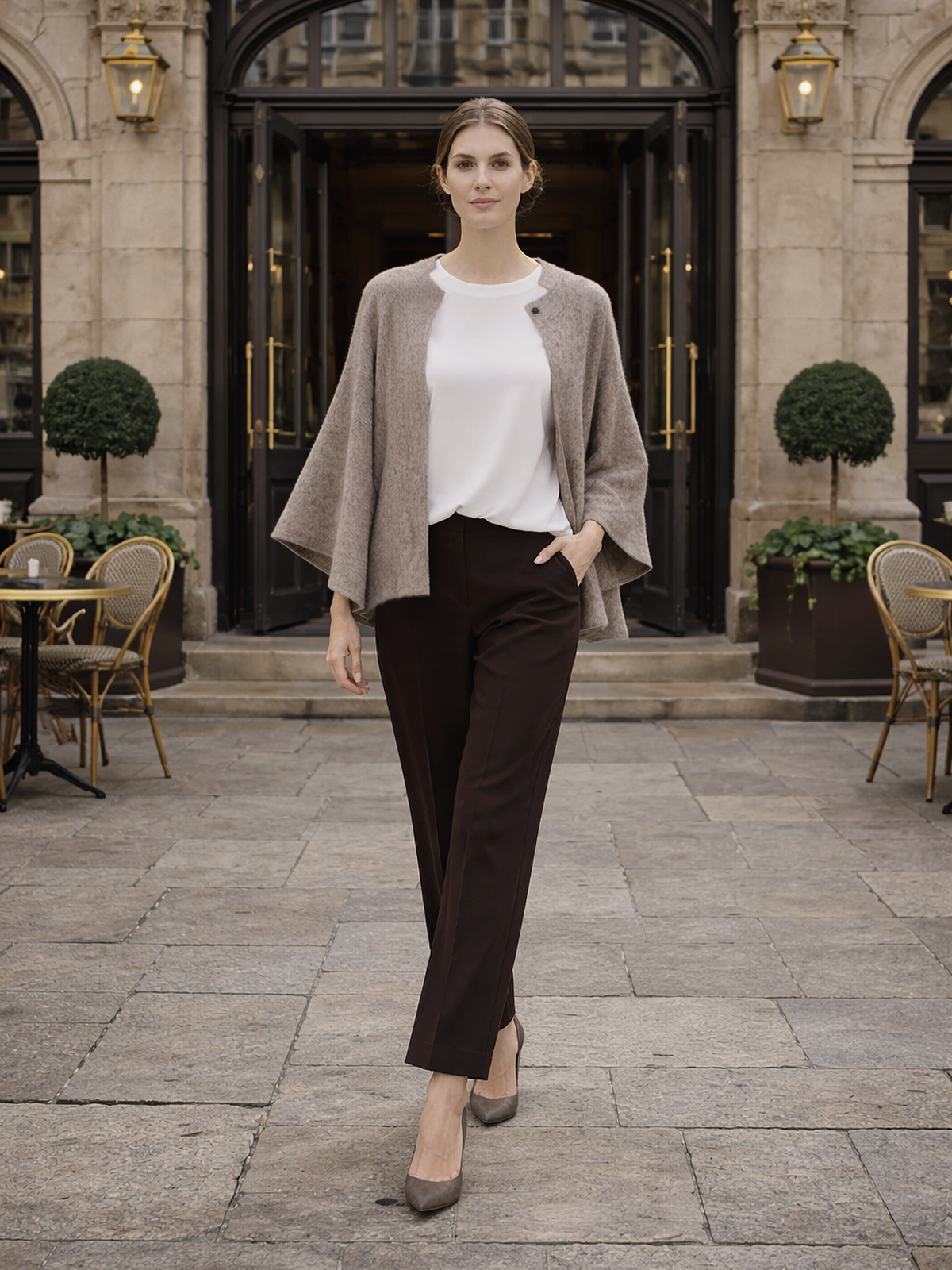 Neutral fallendes Oberteil