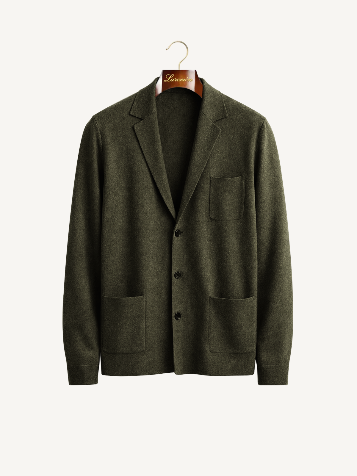 Cardigan with Lapel Collar