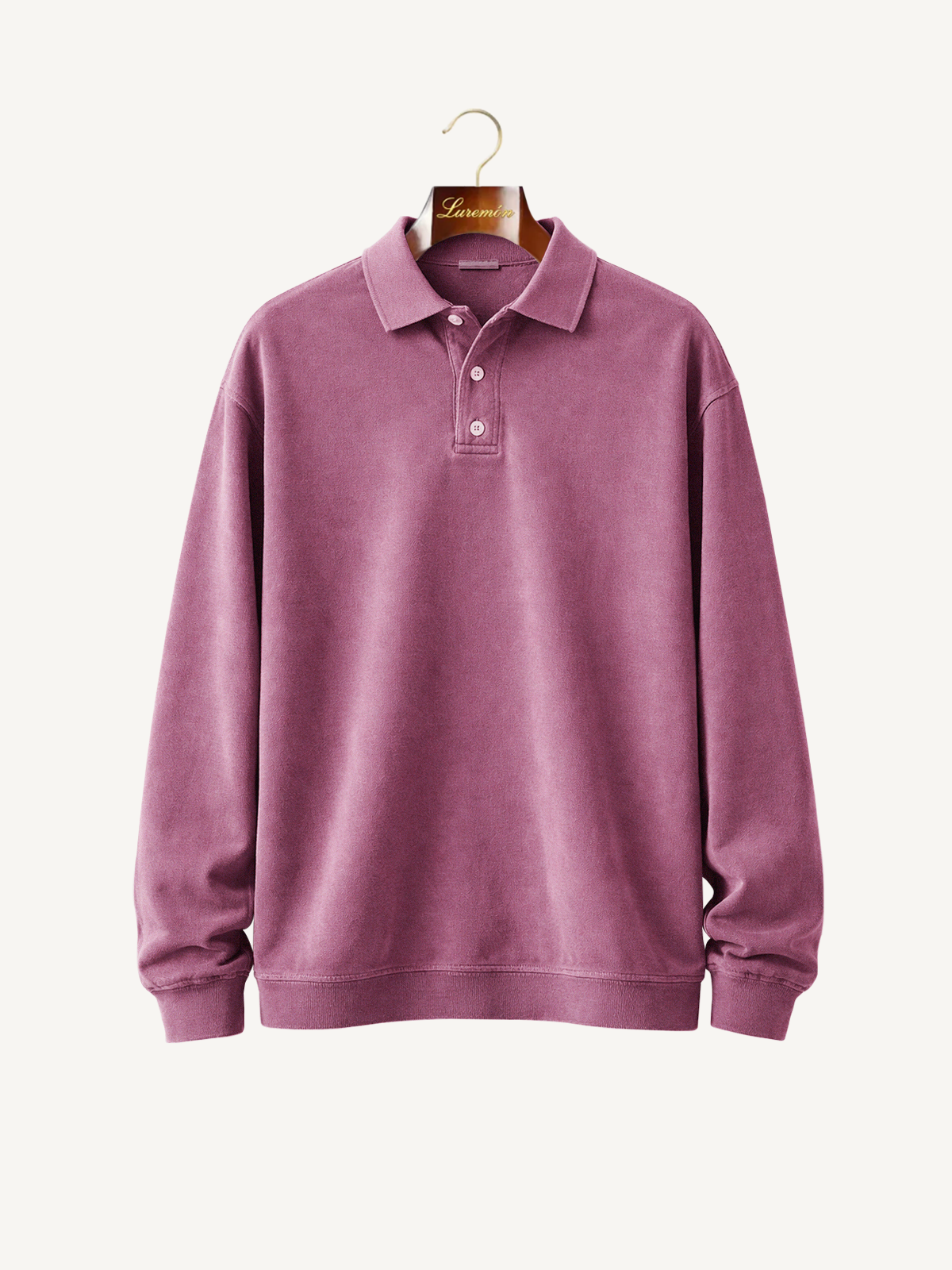 Long Sleeve Polo Shirt Casual Style