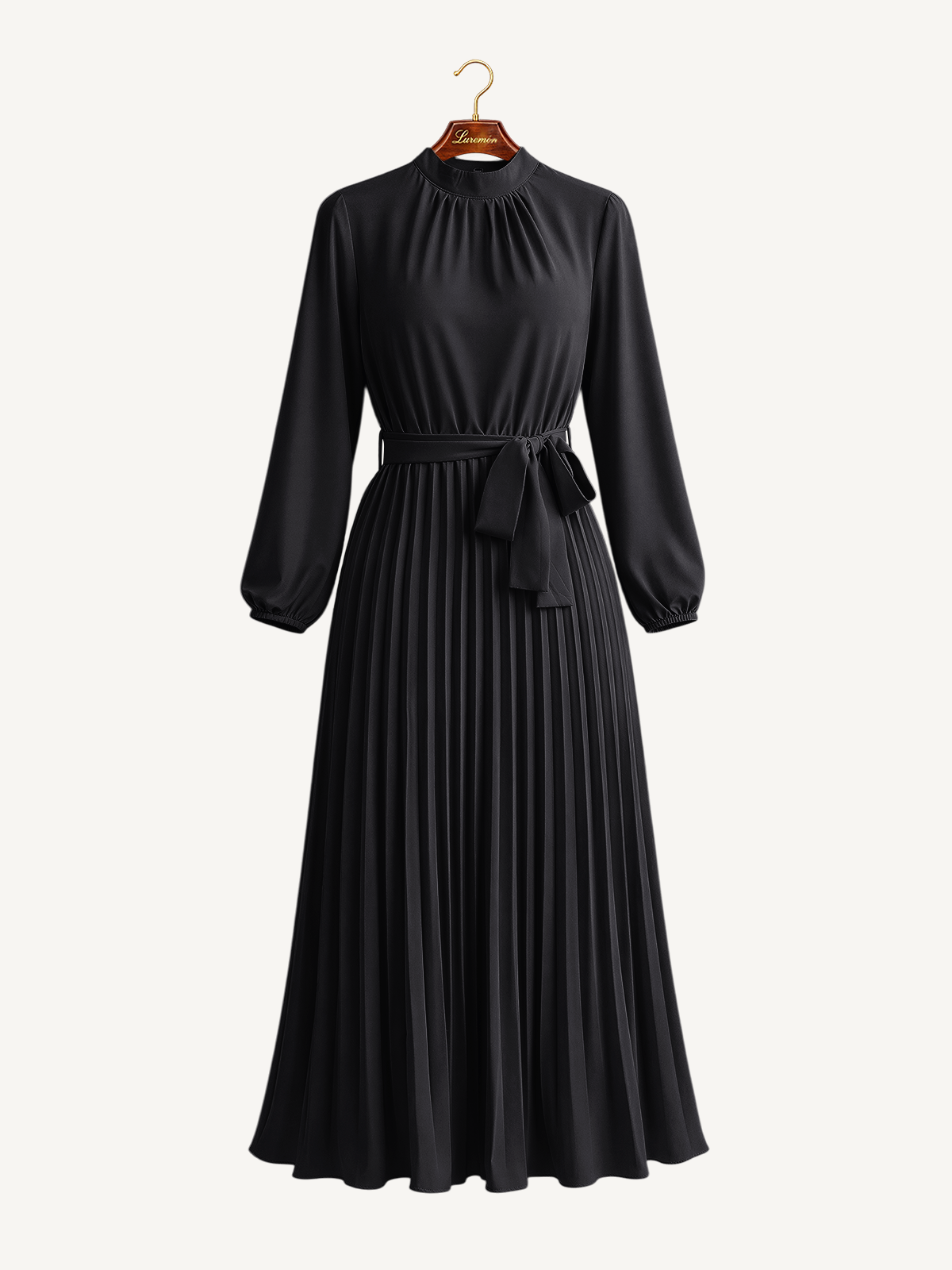 Plissee Kleid fließender Rock