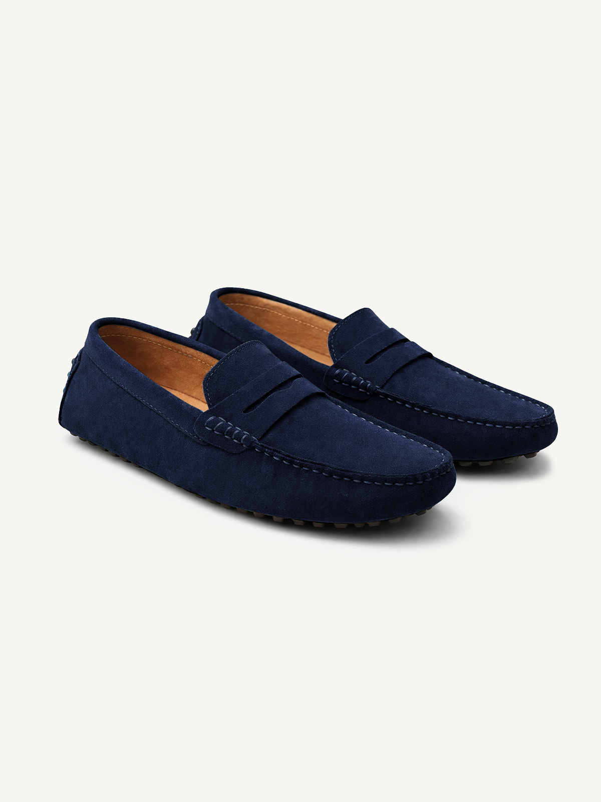 Suede Driver Loafers