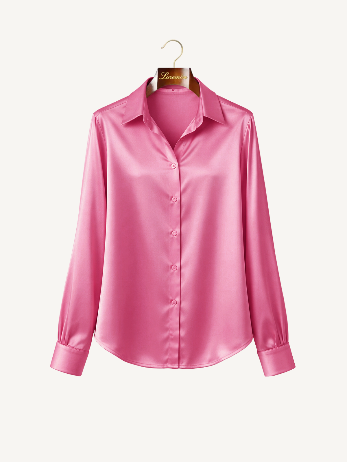 Satin Bluse im zeitlosen Chic Look